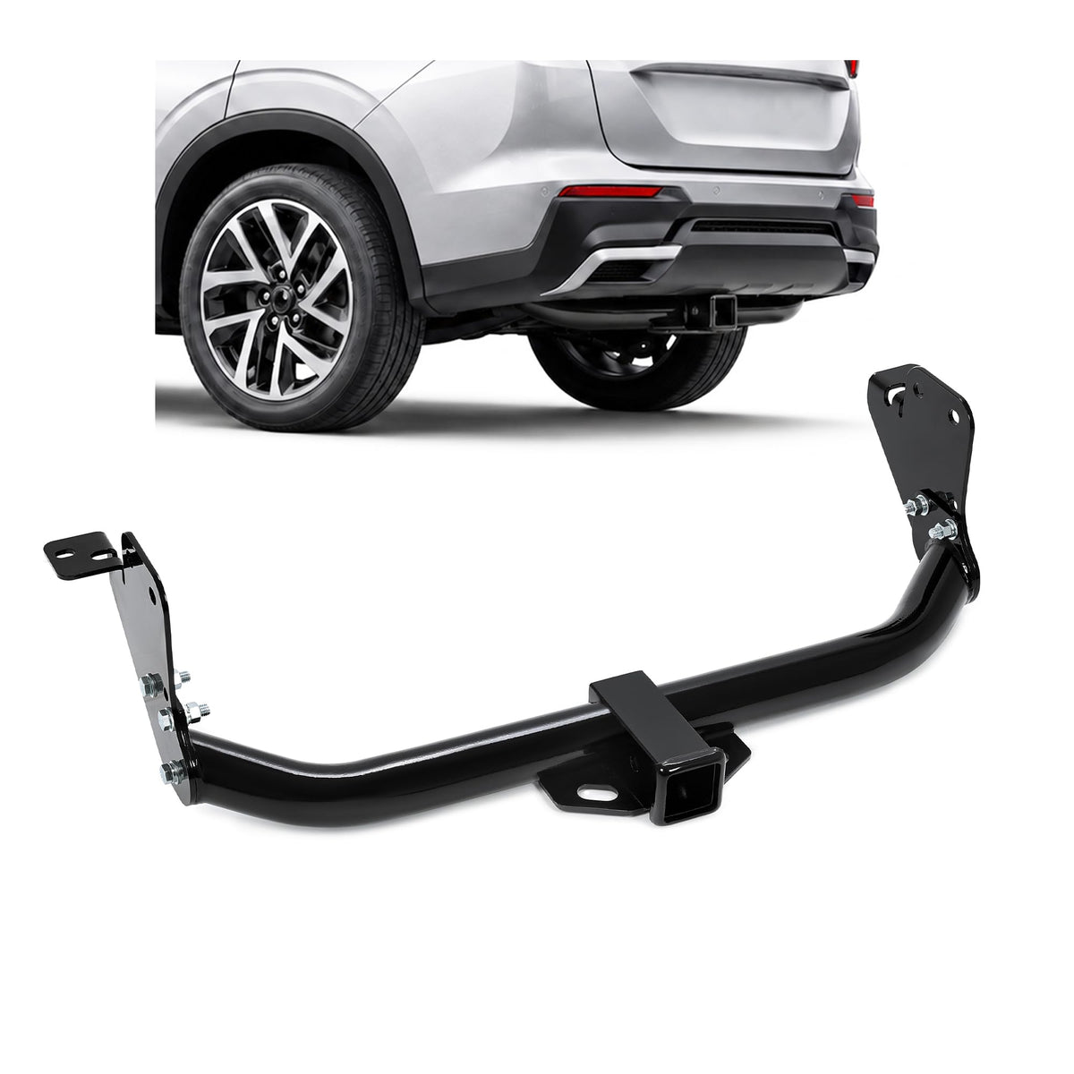 ALMULOO Class 3 Trailer Hitch Compatible with 2011-2026 Mitsubishi RVR Outlander Sport 2" Receiver Tow Hitch Steel