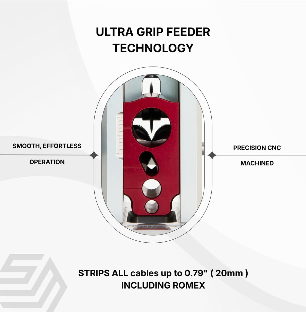 StripMeister Original Pro Drill-Powered Wire Stripper with ULTRA GRIP Feeder Jam-Free Performance Durable Portable Copper Wire Stripping Machine
