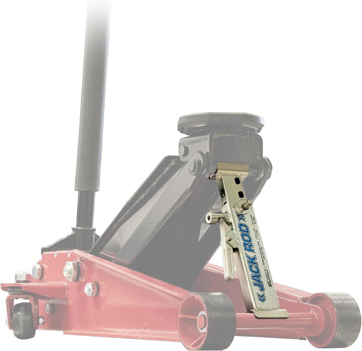 AGM Jack Rod, 3.5 Ton Locking Support Bar for Floor Jacks, Jack NOT Included, 14" Travel, 3 lb, Compact Jack Stand Alternative for Cars, SUVs, EVs, Safer, Smarter Vehicle Support