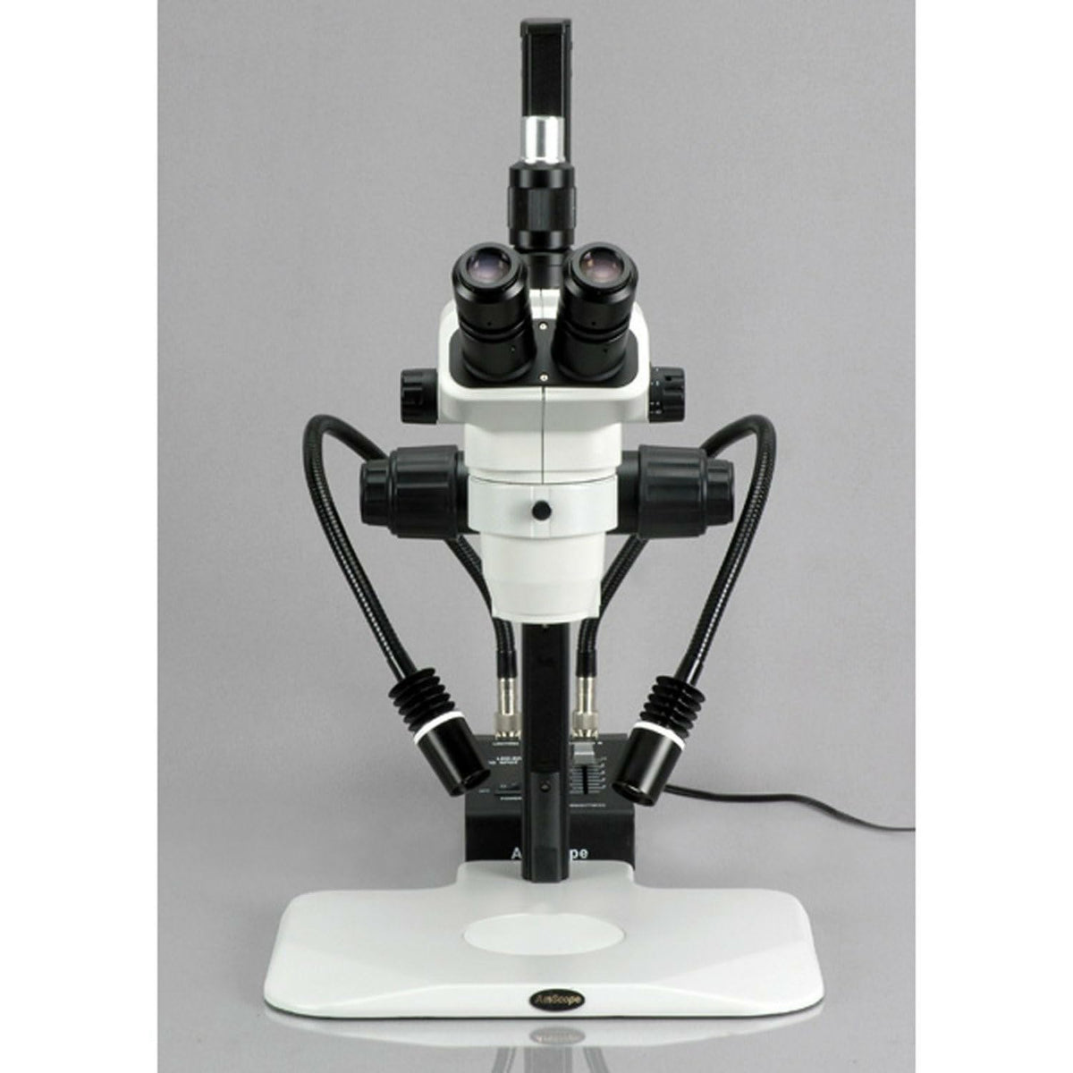 AmScope LED-6W-UV365 Powerful 6 Watt LED Dual Goose-Neck UV-365 Light Illuminator