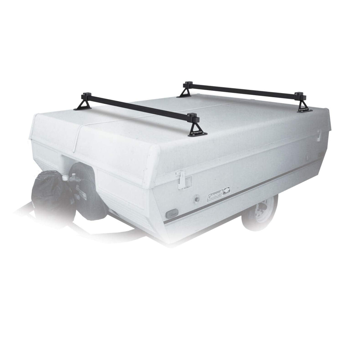 Swagman Roamer Cross Bars for Pop-Up Trailer, Tent Trailer – Adjustable Roof Rack System for Bikes, Kayaks and Cargo
