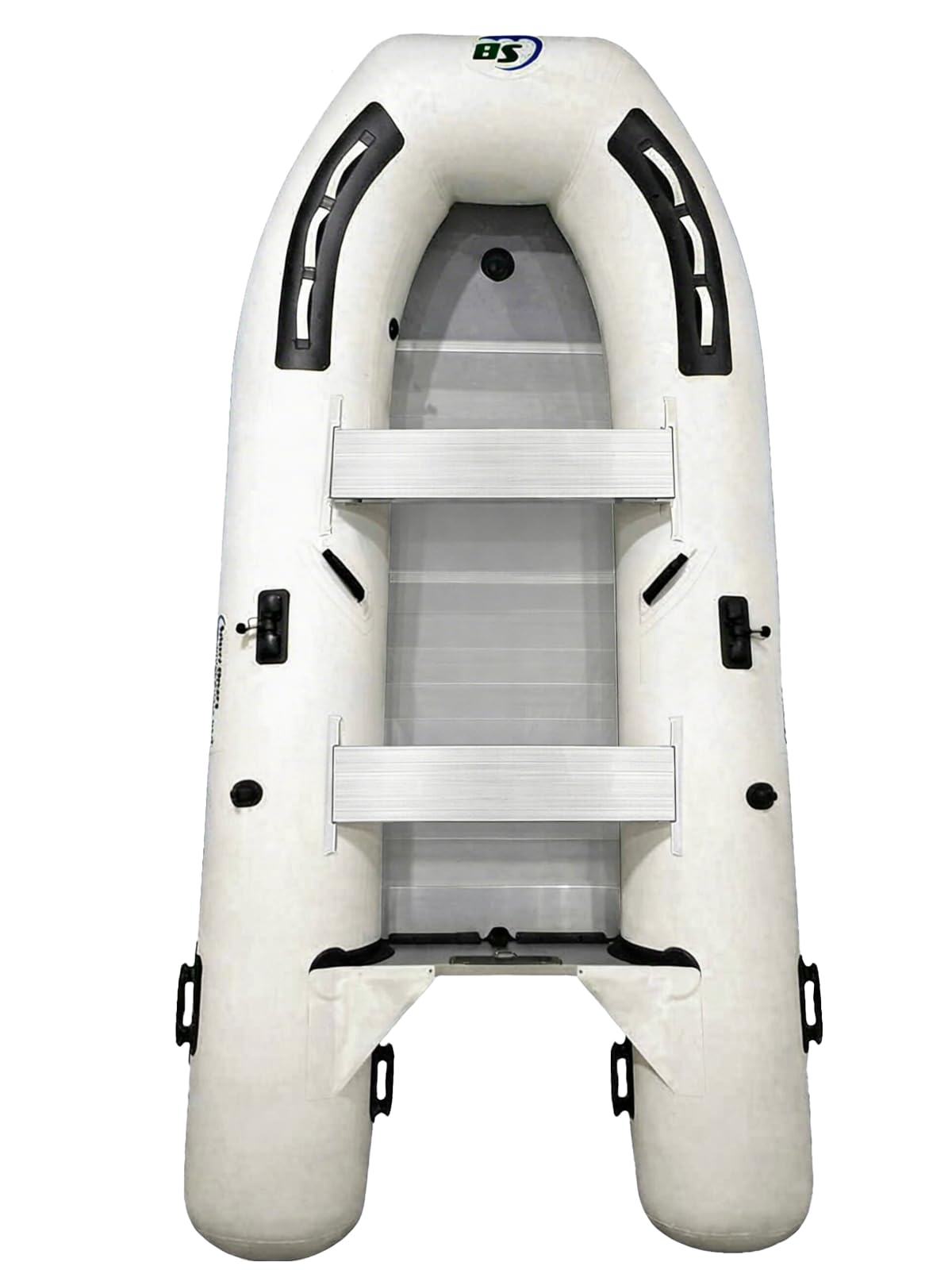 Inflatable Sport Boats Killer Whale 10.8' Aluminum Floor – Fishing Boat with Heat-Welded PVC – Inflatable Boat Easy Setup & Lightweight – 15HP Motor Compatibility – Includes Bench Seat & Carry Bag