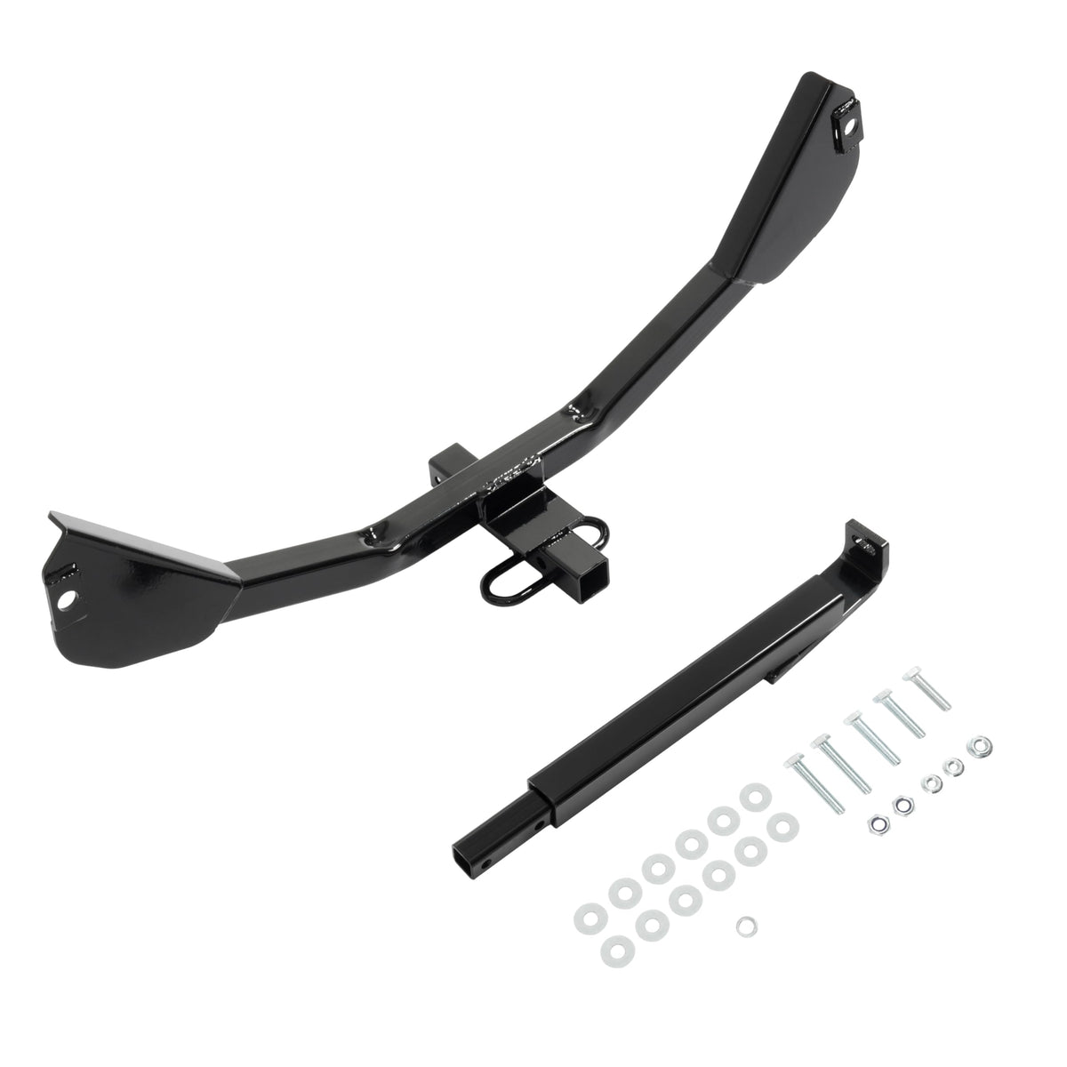 ALMULOO 1.25" Tow Hitch Compatible with 2010 2011 2012 2013 2014 2015 Chevrolet Camaro Except Convertible/w/Dealer Installed Ground Effects Trailer Hitch Powder Coated