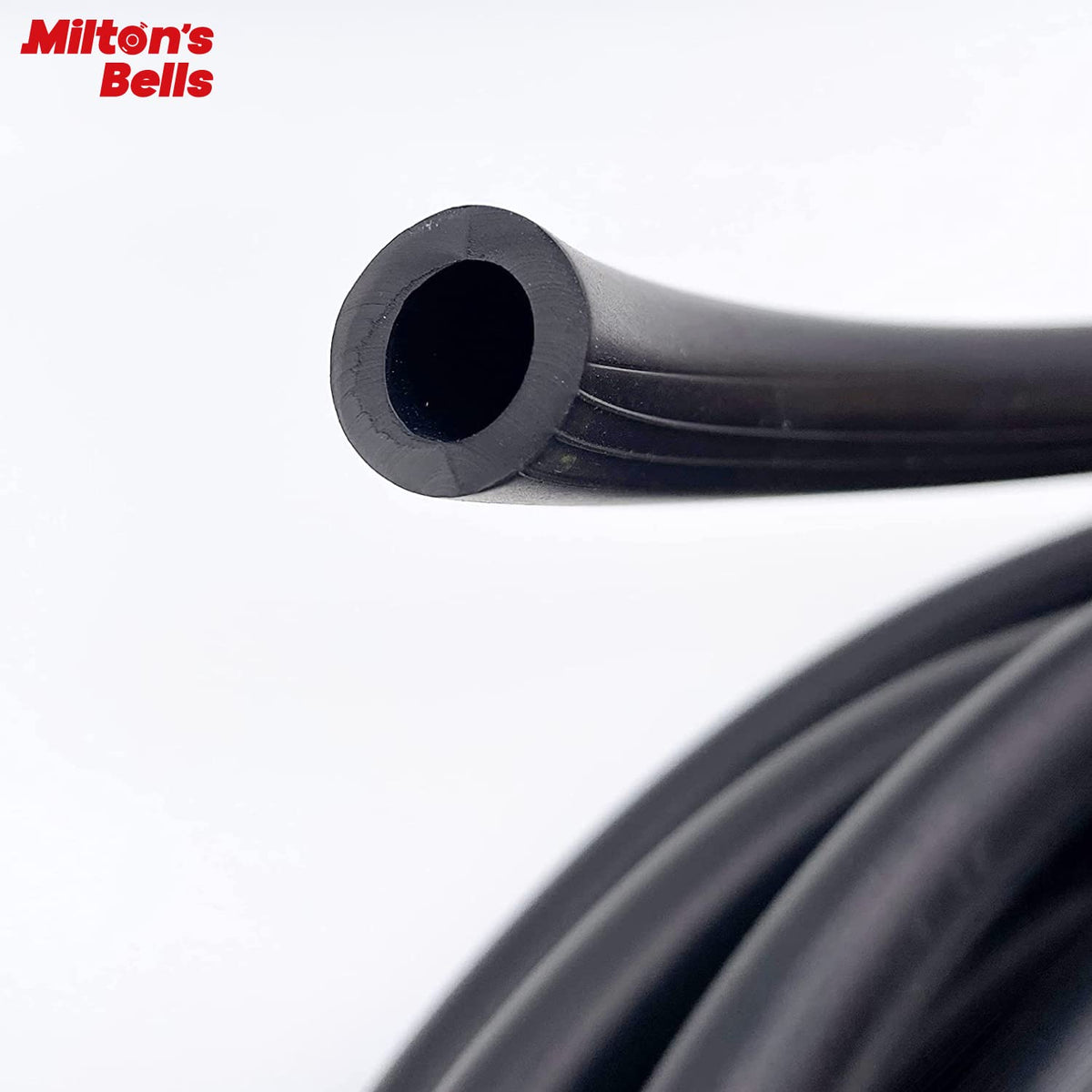 Milton’s Bells Driveway Alarm - Wireless Chime Kit with 25' Signal Hose, Transmitter, and Door Chime with Built-in Volume Control