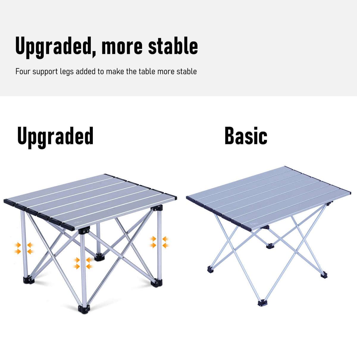 iClimb 1 Light Folding Table and 2 Ultralight Anti-Sinking Folding Chair Bundle for Adults Outdoor Camping Beach Concert