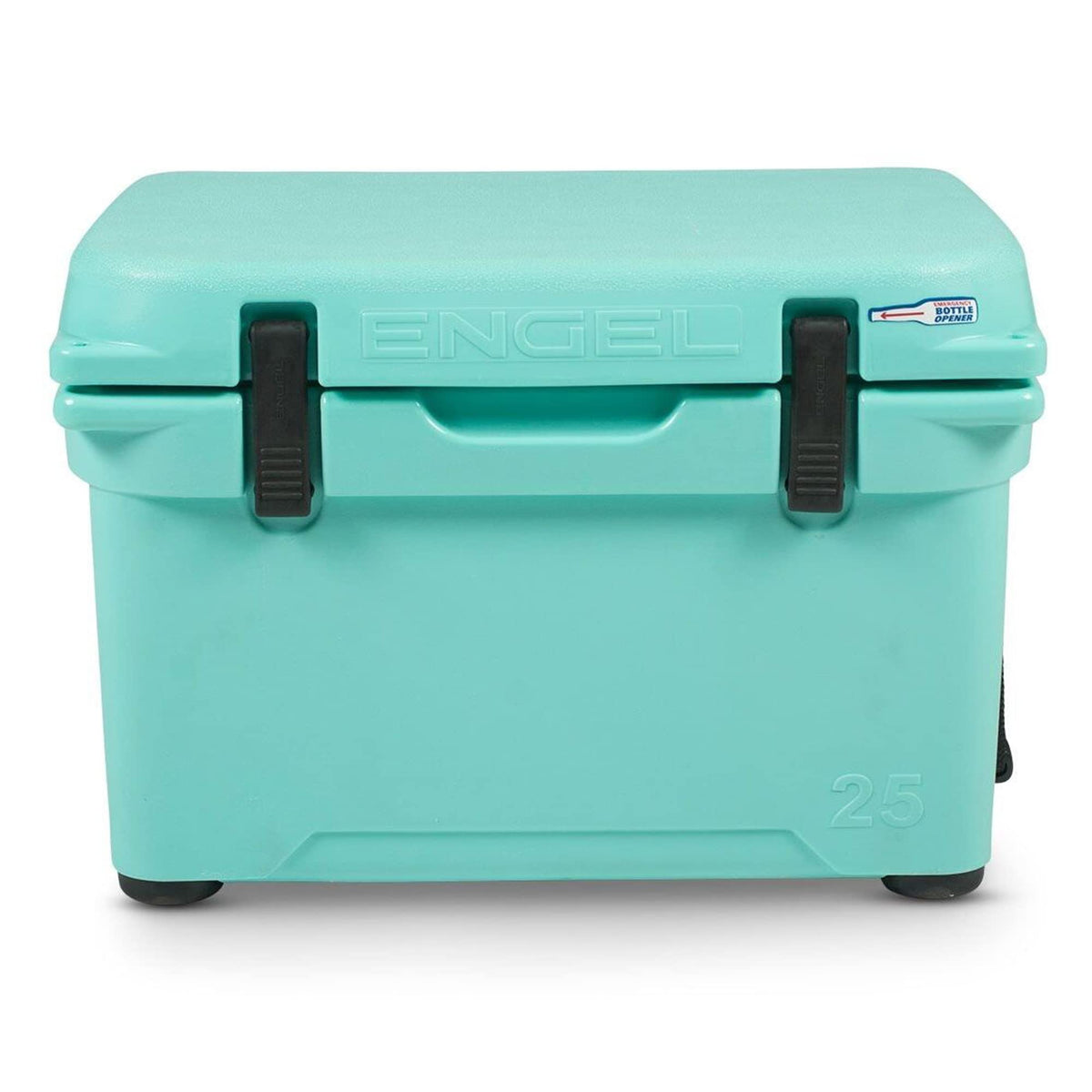 Engel Coolers ENG25 Cooler | 18 Can High Performance Durable Seamless Rotationally Molded Ice Box for Camping, Hunting, and Fishing - Seafoam