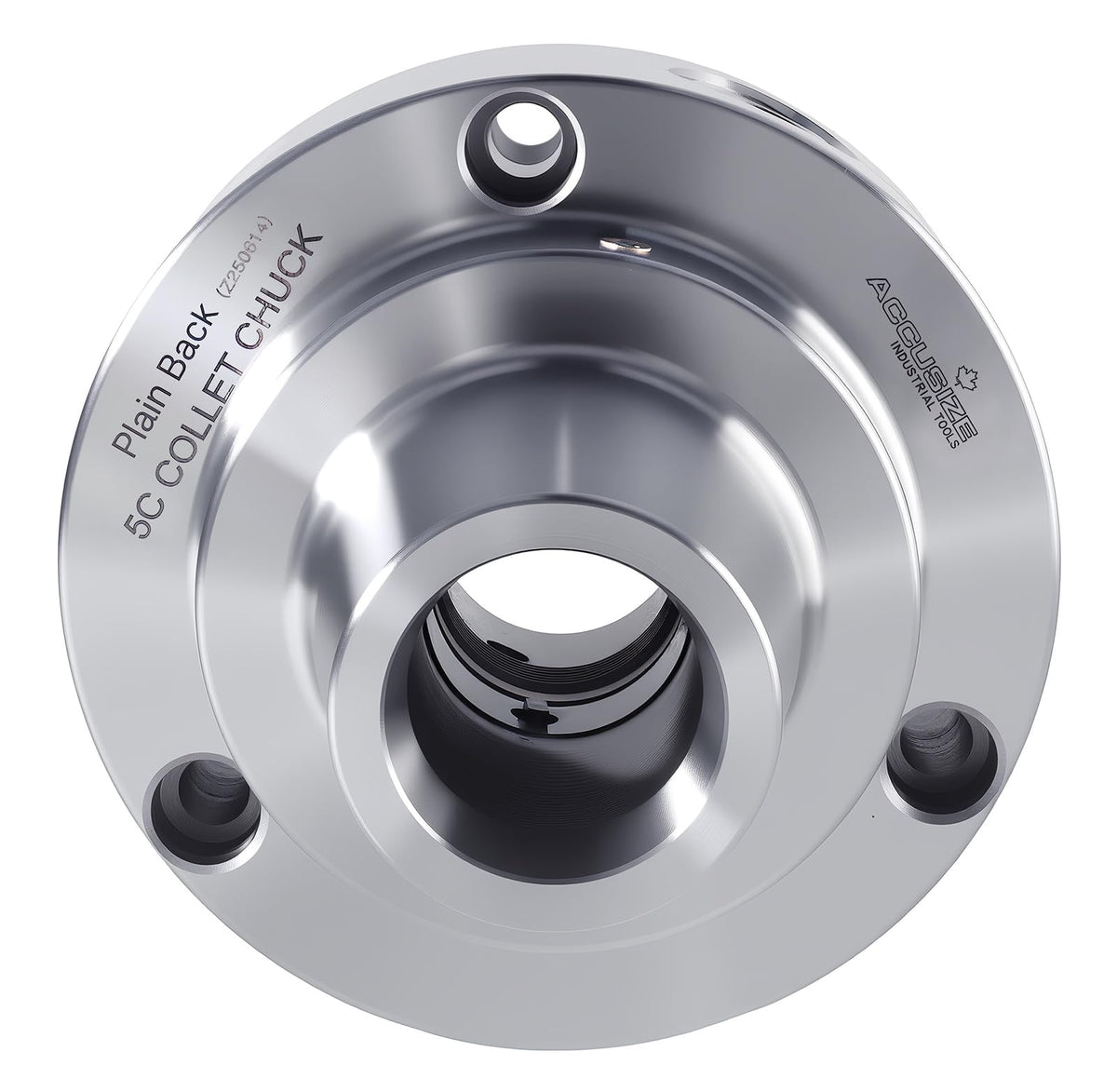 Accusize Industrial Tools 5C 5'' Collet Chuck, Plain Back, for Lathe Machine, 0269-0010