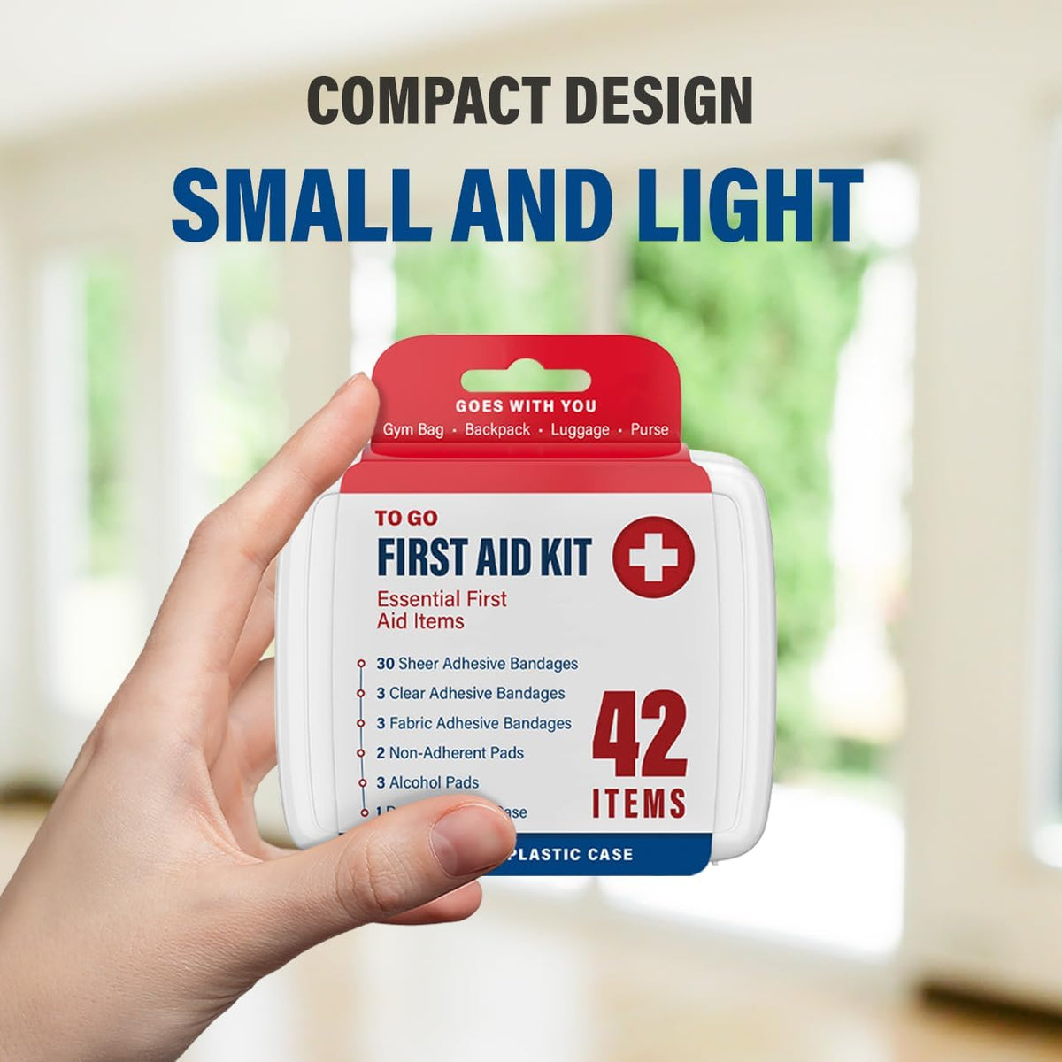 DecorRack 2000 Piece First Aid Kit, 48 Individual Boxes of 42 Items Each, First Aid Kits for Minor Cuts, Scrapes, Travel, Car, Home, Work, Field Trips or Camping (2000pcs, 48 Pack)