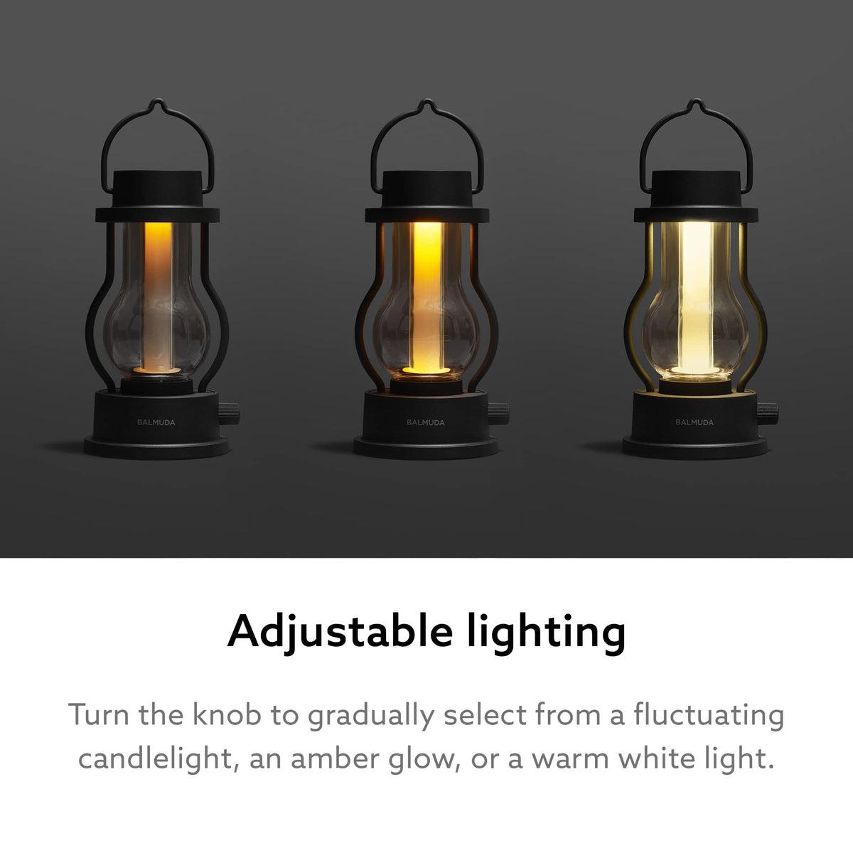 BALMUDA Combo Pack: The Teppanyaki & The Lantern Gray | 6.6mm Cladding Plate Hot Plate & Rechargeable LED Lantern