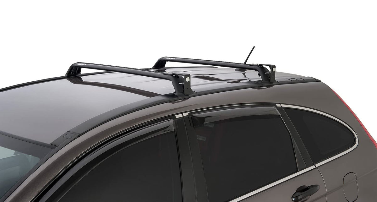 Rhino-Rack Sunseeker Angled Down Awning Brackets for Flush Vortex Bars, Powder Coated Stainless Steel, Black (32127)