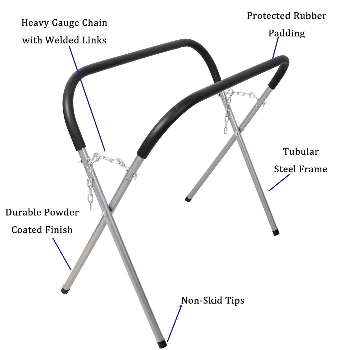 Portable Work Stand,Heavy Duty Workbench,750 Pound Capacity,Adjustable, Padded,Powder-Coated Steel, Rubber Feet, Automotive Fender Stand for Garages, Repair Shops, and DIY