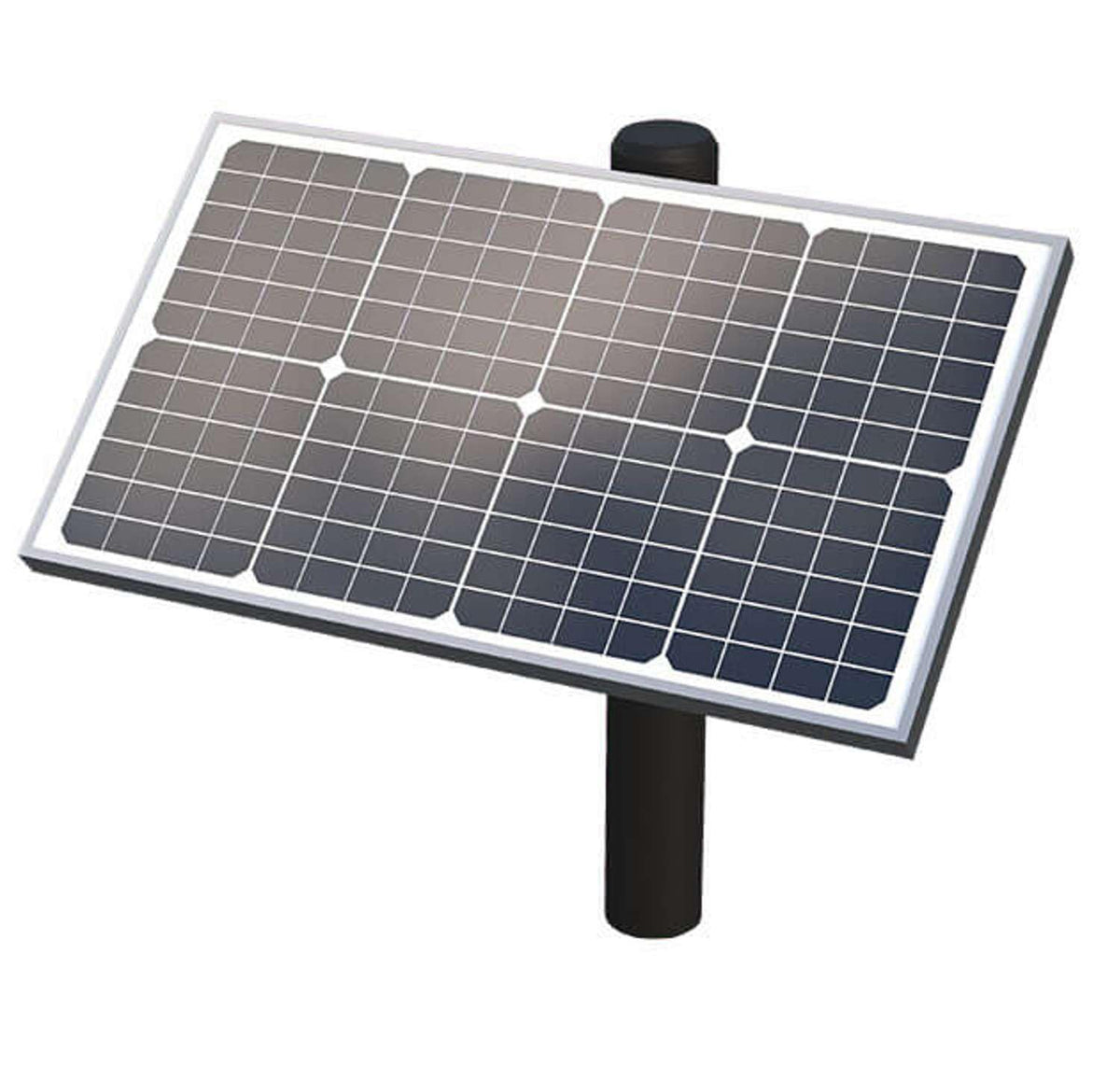 Ghost Controls Heavy Duty 30W Single Solar Automatic Gate Opener Push-to-Open