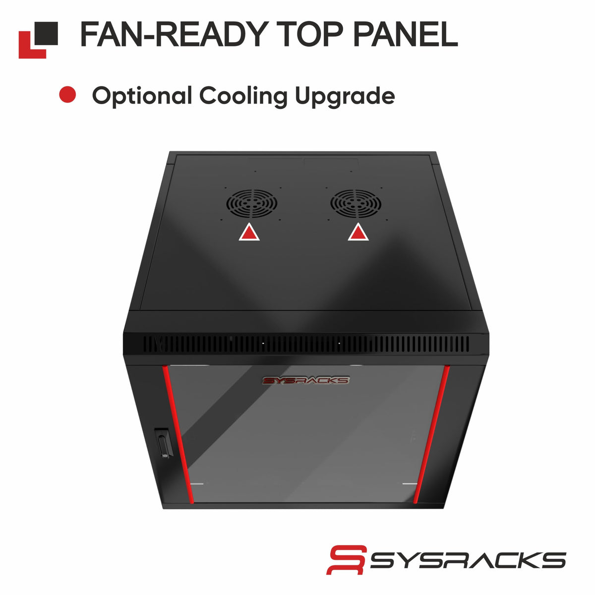 9U Wall Mount Home Lab Server Rack – 19" Locking Network Cabinet, 24" Deep Empty Rack Enclosure for Routers, NAS, Switches and Home Network Equipment