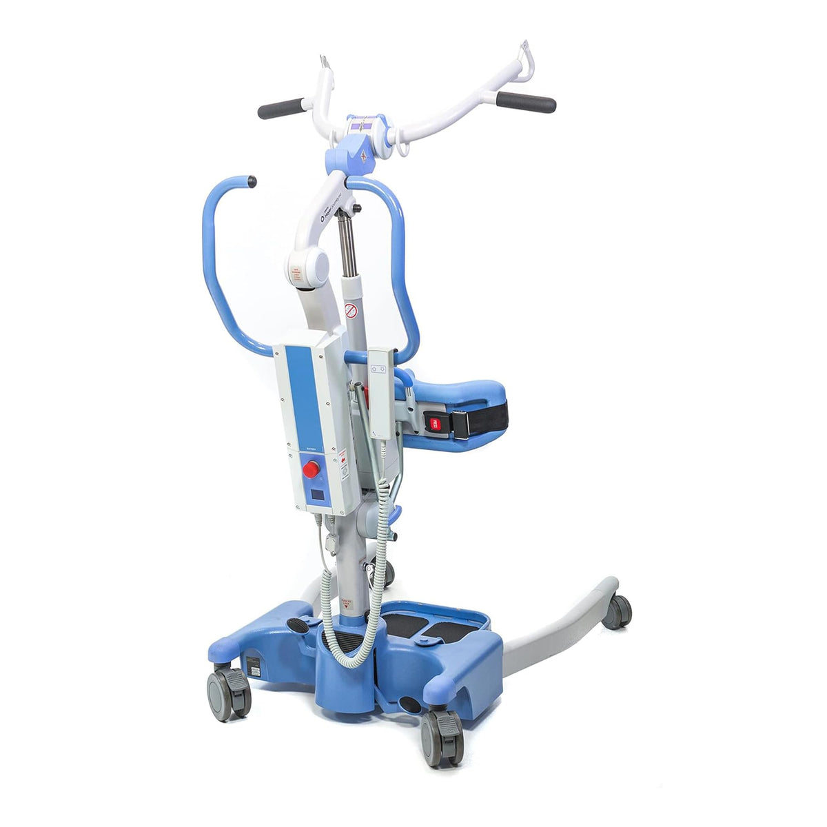 Joerns Hoyer Journey Sit to Stand Electric Power Patient Lift | Ultra Compact, Portable Folding Stand Aid | Safe Working Load 340 Lbs. | Smart Monitor Technology