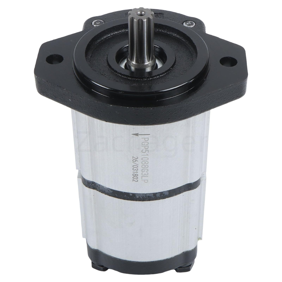 Zachager PGP51088G3LP Hydraulic Double Gear Pump Fast Response & Durable Hydraulic Gear Pump Direct Replacement for Suitable for AGT Skid Steer Loader KTT23 Series