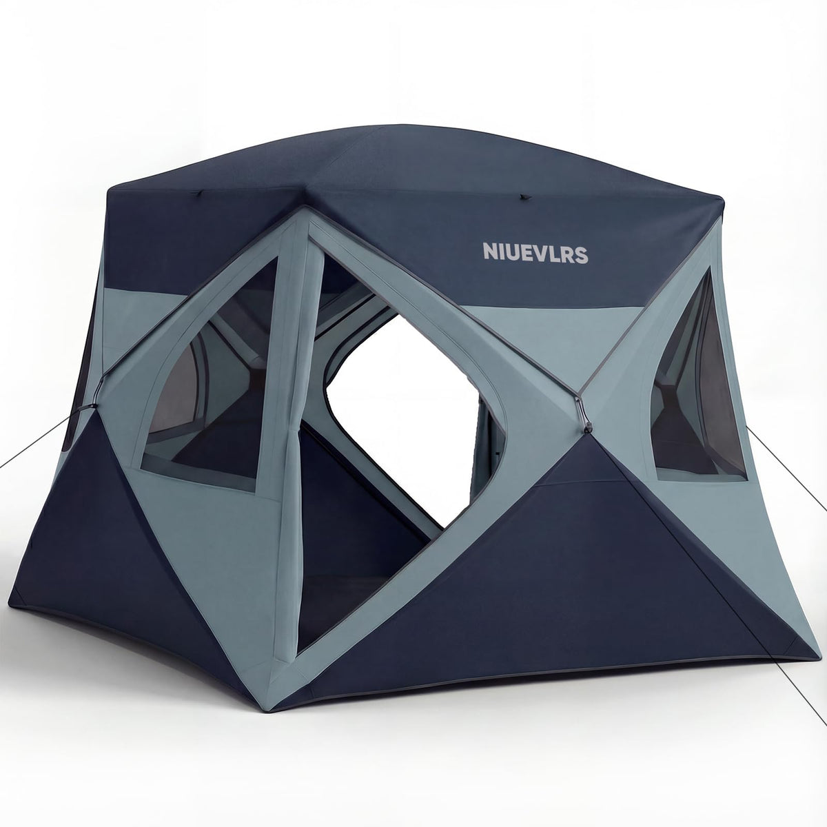NIUEVLRS Camping Tent 4 Person Pop Up Tents for Camping, Instant Cabin Setup Tent in 60 Seconds Portable Hub Tent with Rainfly & Windproof for Outdoor Camping & Overlanding
