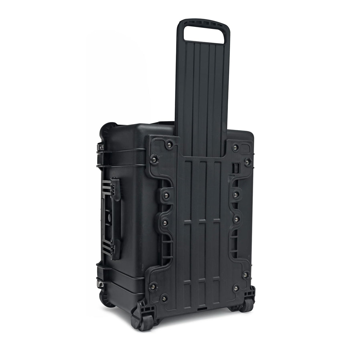 Koah Weatherproof Wheeled Plastic Hard Case with Customizable Foam, Retractable Handle, and Trolley Wheels (25.0" x 20.0" x 12") For Cameras, Drones, And Gear
