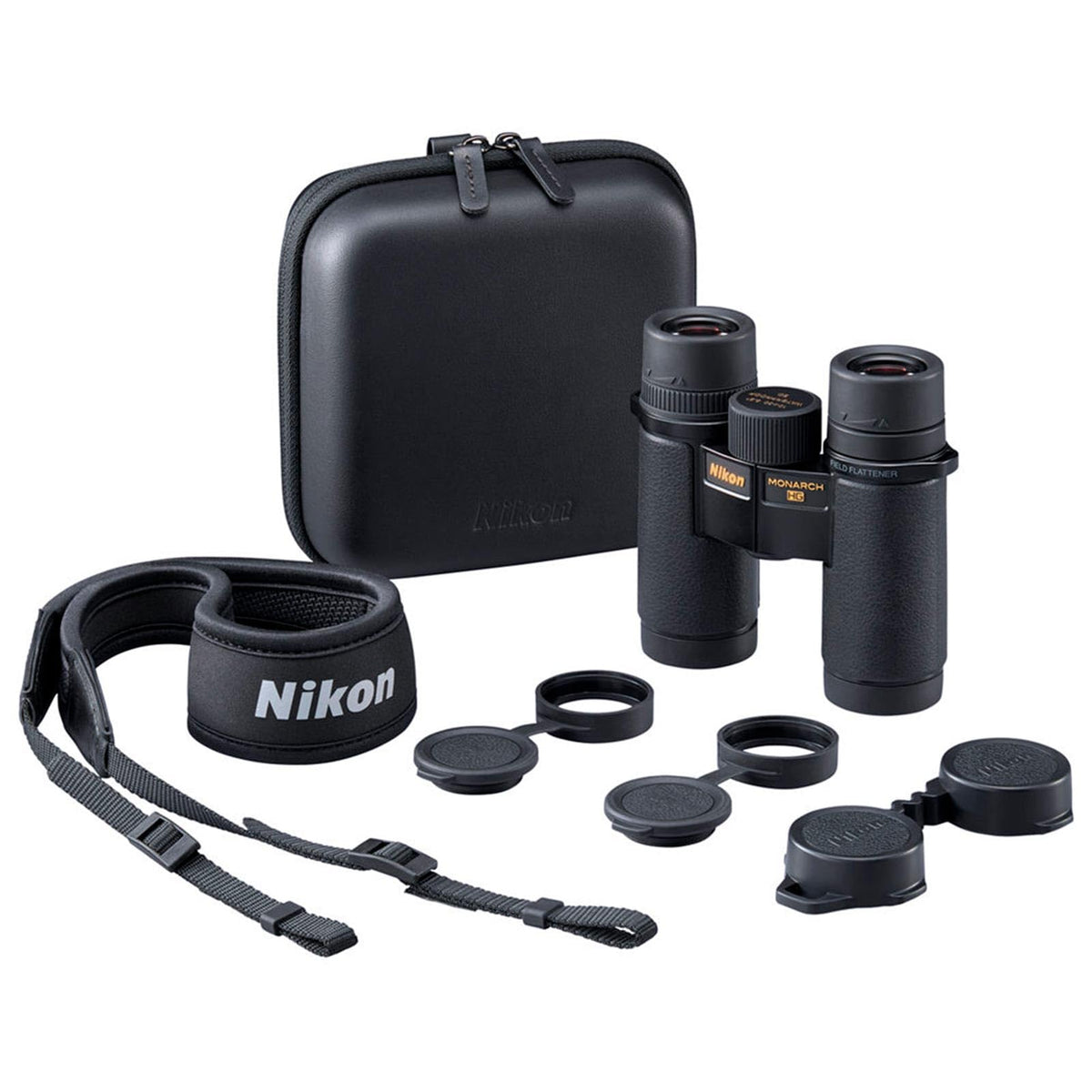 Nikon Monarch HG 8x30mm Binocular - Wide Field of View, Multicoated Optics, High-Definition Viewing - Lightweight Waterproof Fogproof Outdoor Nature Observation Binoculars (16575)
