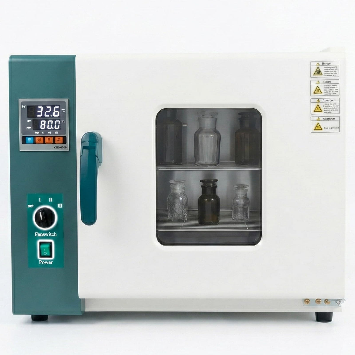 1000W Horizontal Electric Blast Drying Oven, Cubic 14" Chamber Lab Forced Air Convection Oven with Digital PID Temperature Controller for Industrial, Laboratory, and Research Use