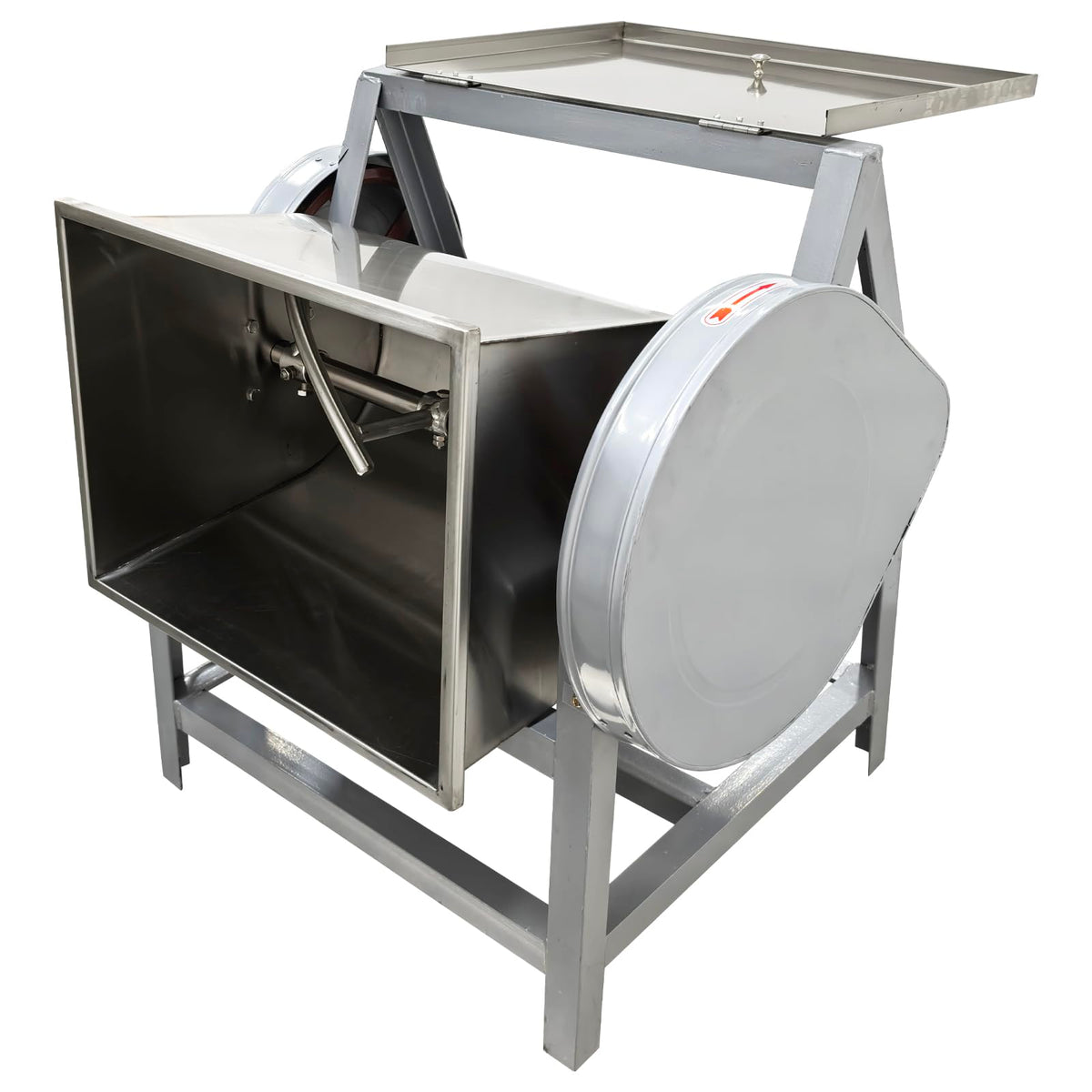 IntXanth Commercial Dough Mixer Electric Food Mixer with Lid, Dough Blender Machine 15KG/30QT Capacity, 110V/1500W Commercial Dough Kneading Machine with 90° Tilt Bucket