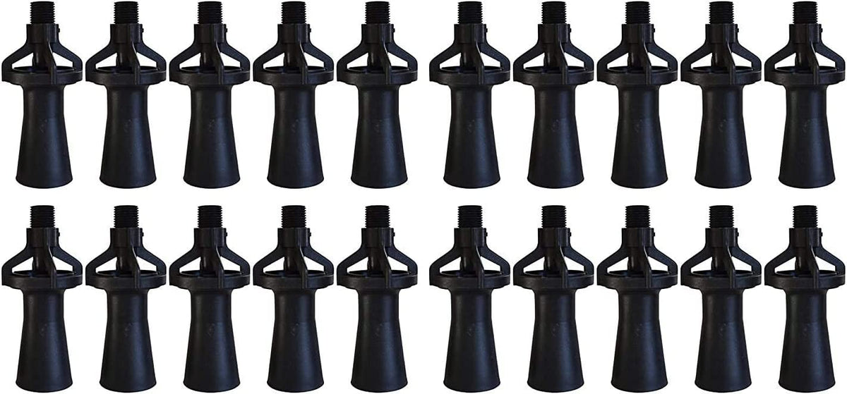 4Spray Eductor Nozzle - NPT Fluid Mixing Eductors - Glass Reinforced Polypropylene - Minimal Maintenance and Clog Resistant Tank Mixing Agitation Nozzles - 1.5 inch (20 Count)