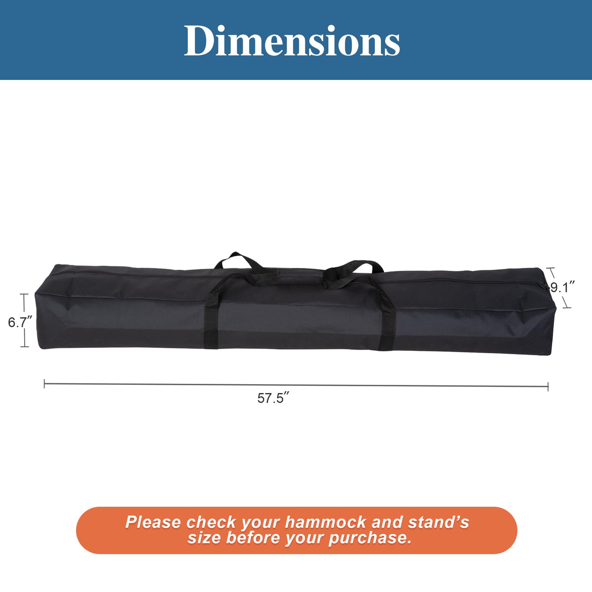 SUNCREAT Hammocks Portable Hammock with Stand, 475lbs Capacity, Hammock Storage Bag Heavy Duty Hammock Handbag
