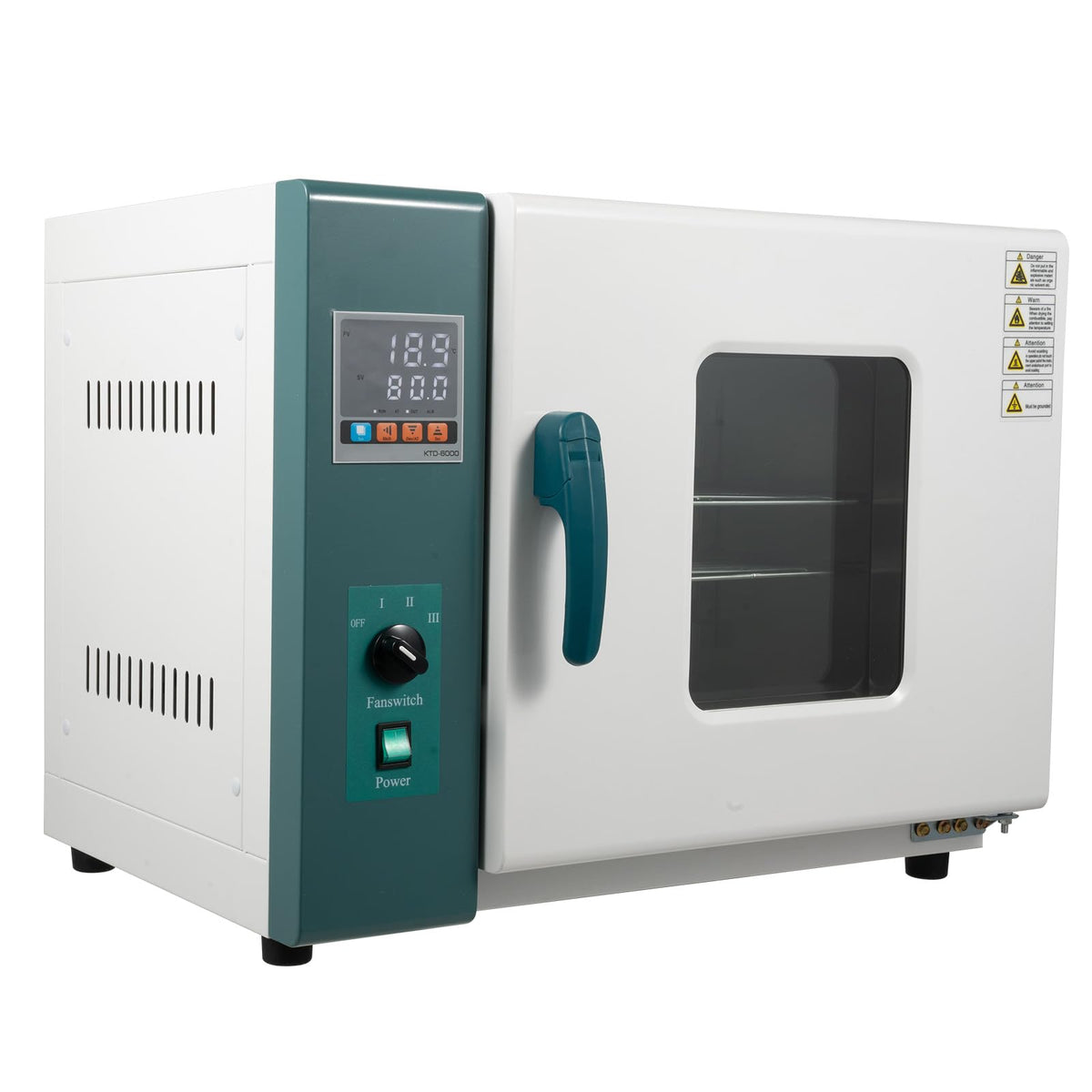 1000W Horizontal Electric Blast Drying Oven, 45L/12Gal Lab Convection Oven, 110V Digital Forced Air Ovens with Intelligent Temperature Control for Industrial, Lab, School Use