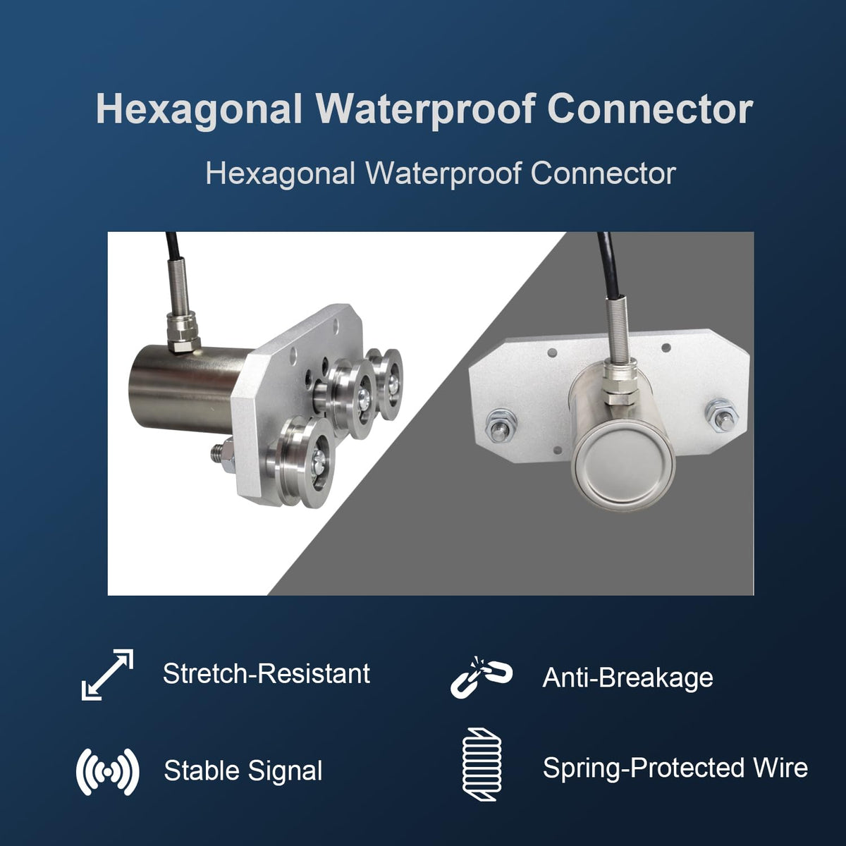 Tension Sensor for Wire Rope 0-20kg Three Pulley Load Cell Force Sensor High Accuracy Stainless Steel Industrial Tension Transducer for Industry Textile Metal Cable Wires (0-20kg)