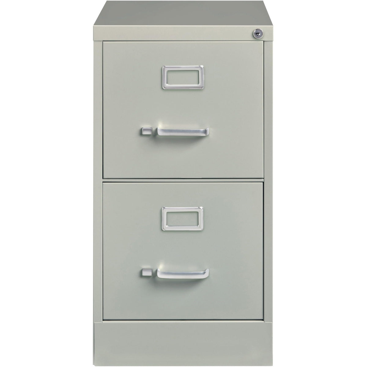 Lorell LLR42292 2-Drawer Vertical File, 15" x 22" x 28, Light Gray