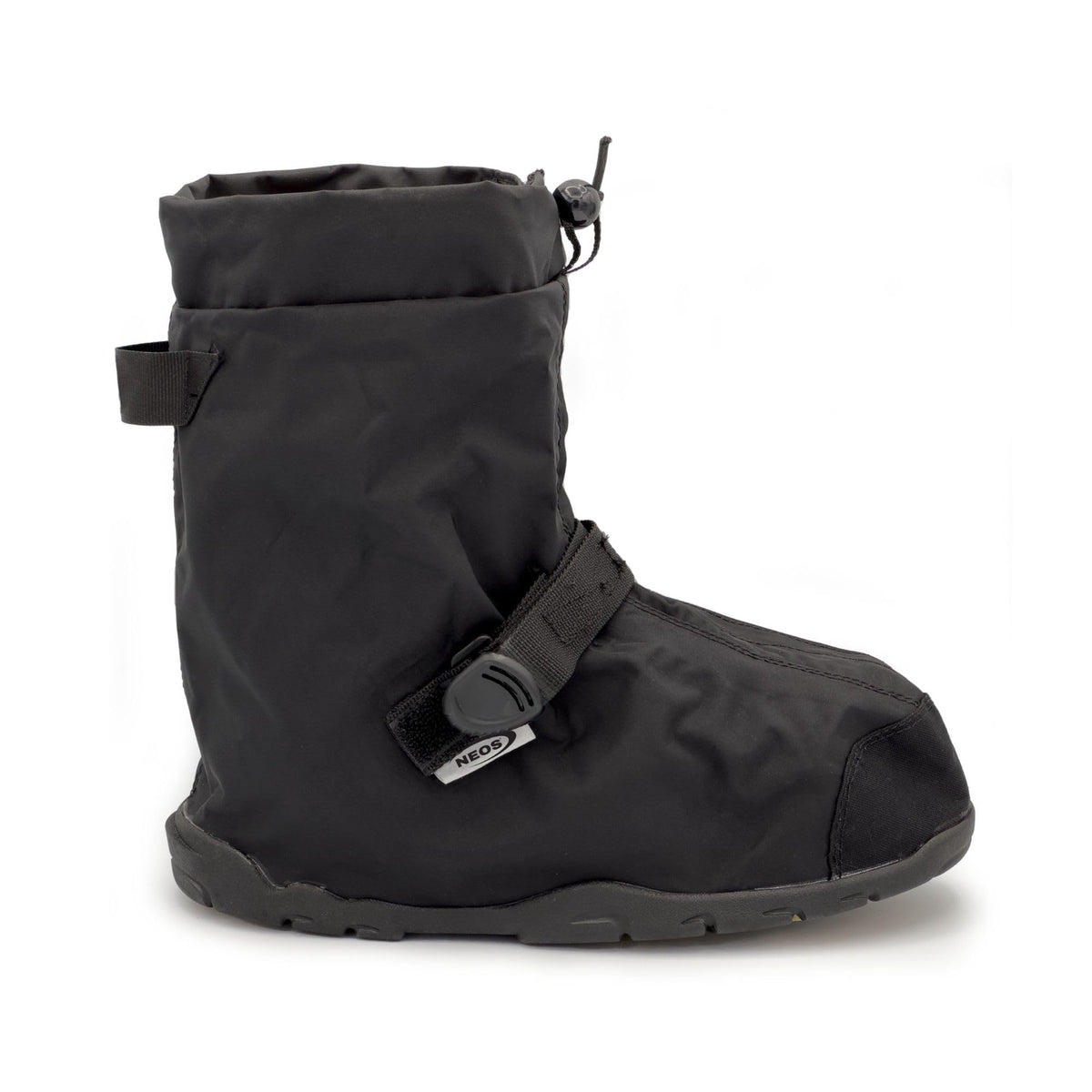 NEOS 10" Villager Mid All-Season Nylon Overboots, Black, Size Medium, Wind Resistant and Waterproof Boot Covers, Lightweight, Comfortable Fit, No-Slip Superlight Outsole