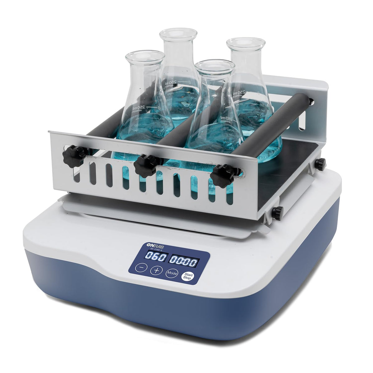 ONiLAB Digital Orbital Shaker 40-200RPM, Replaceable Workplate 9.85"x9.65" Capacity 2KGS, Orbital Rotator Shaker with Continuous Mode or Timer Mode(1min-99h59min), Labs and Classrooms