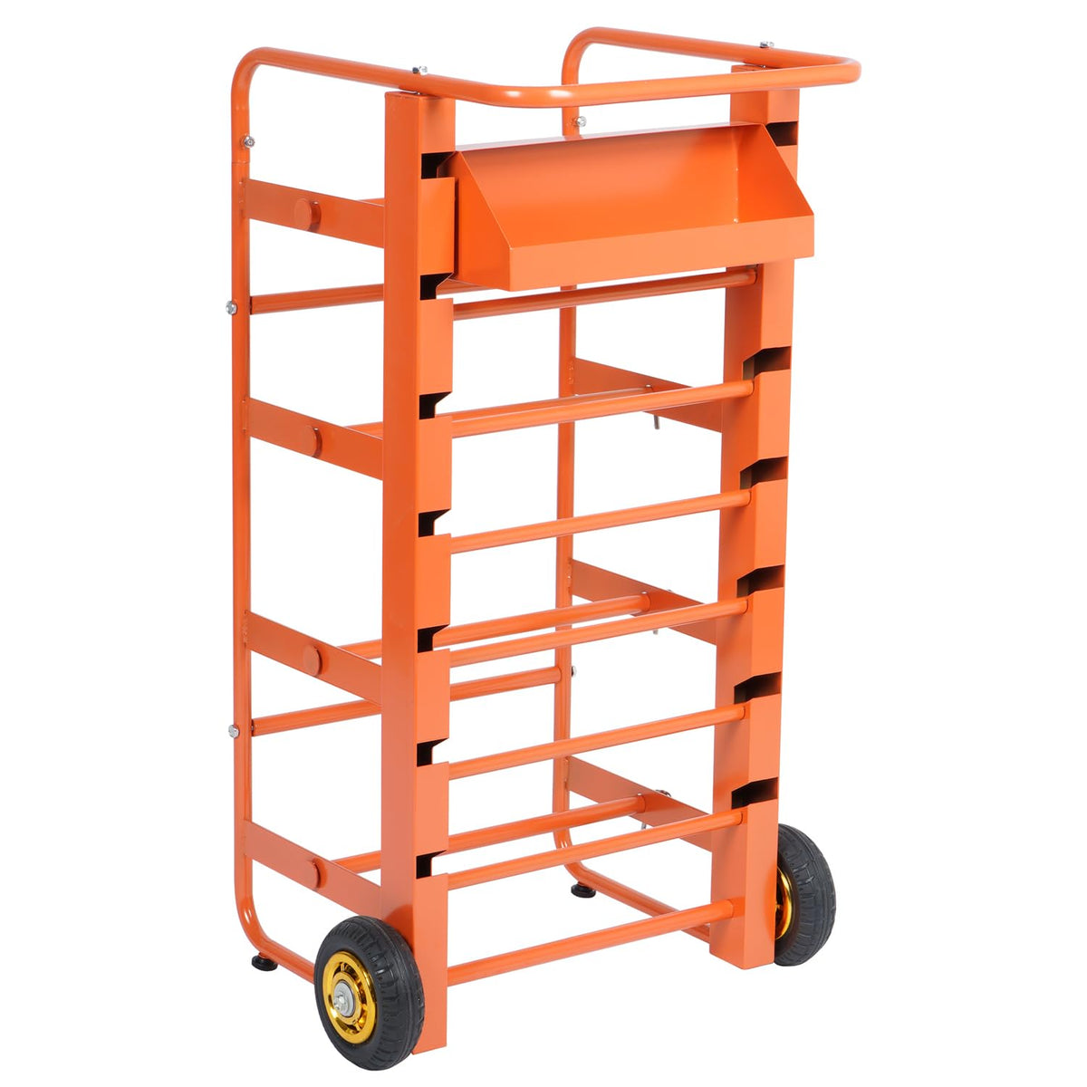 Wire Spool Rack Cable Caddy,Portable Wire Rack Dispenser with Wheel,Automotive Wiring Storage, Multi-Spool Wire/Cable Dispenser for Electrical Industrial & Retail Use