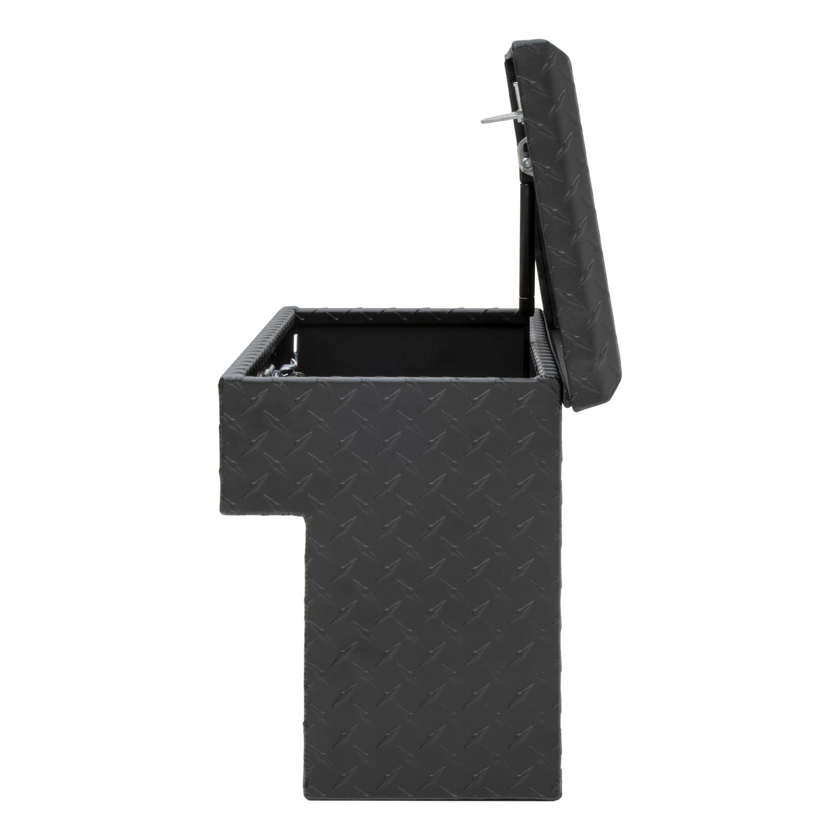 UWS EC10993 33-Inch Matte Black Heavy-Wall Aluminum UTV Side Tool Box for Select Polaris Ranger, RigidCore Lid