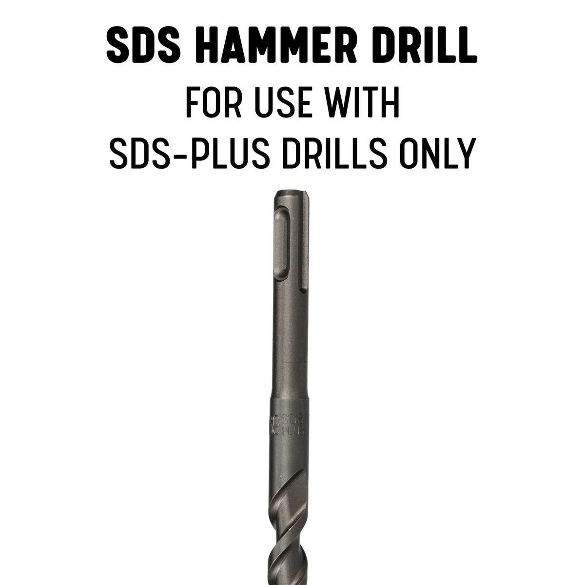 Drill America 3/16" x 8" PRO Series SDS-Plus Hammer Bit Drill Bit (Pack of 25)