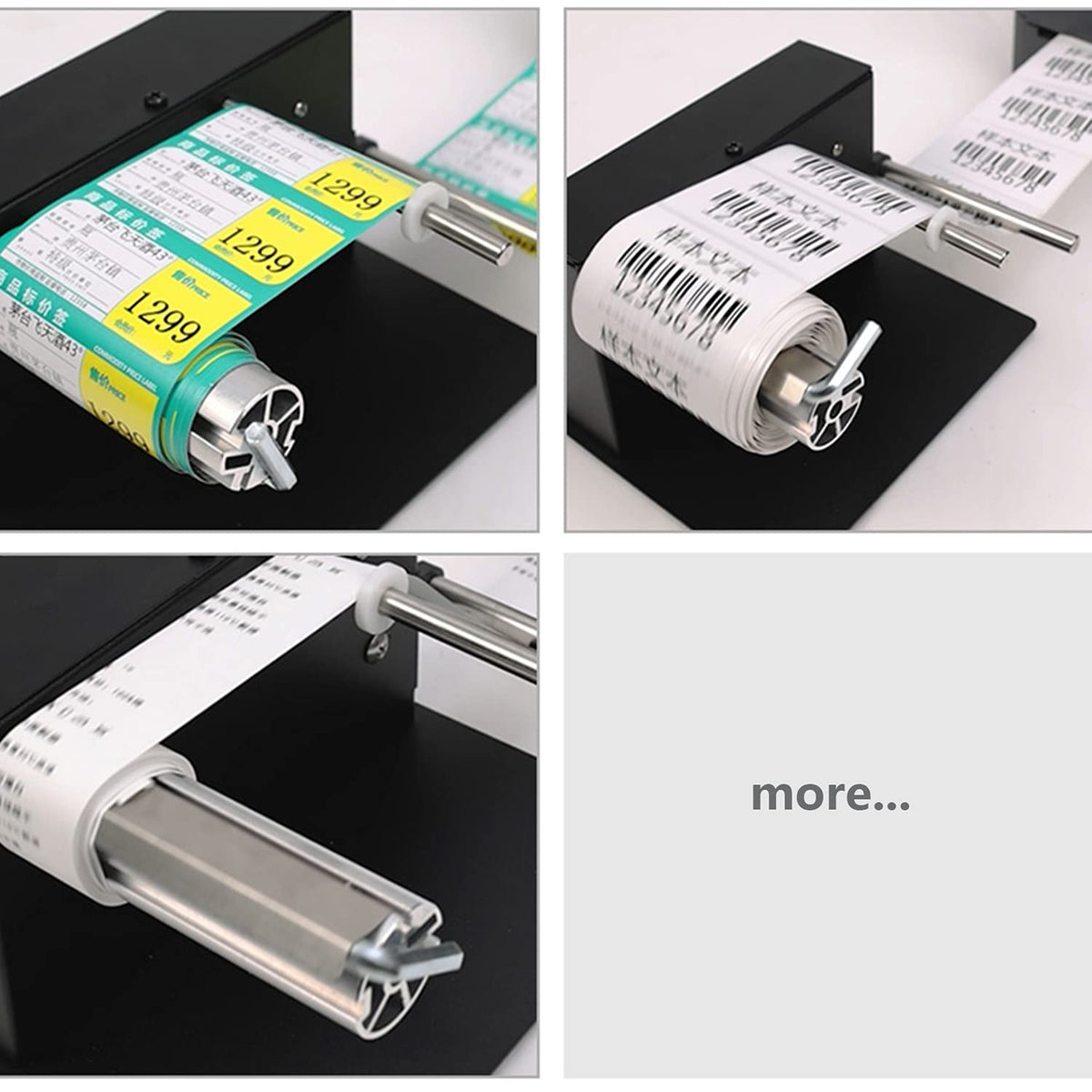 AIWFL Automatic Label Rewinder Rewinding Machine Speed 1-8 inch/s Automatic Label Rewinder Two-Way Rewinding 180mm Label Roller Machine Synchronize with Printer (R3)
