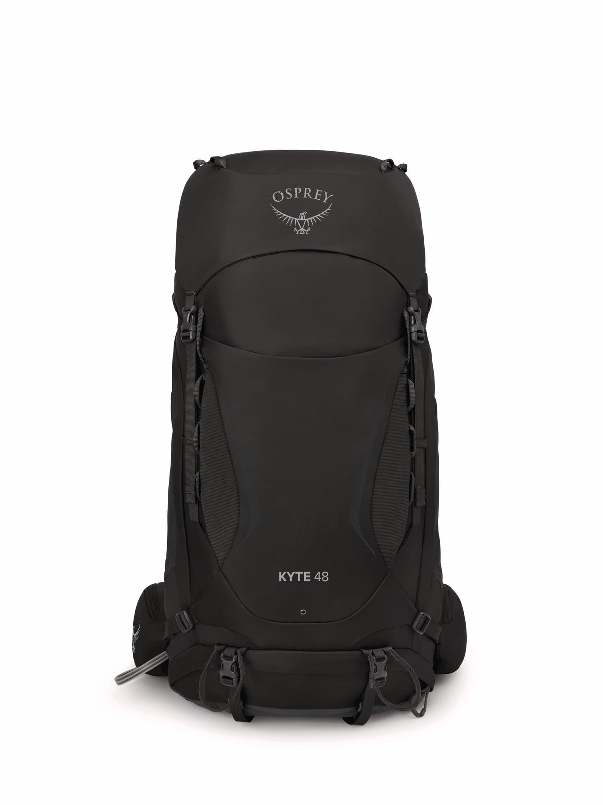Osprey Kyte 48L Women's Backpacking Backpack with Hipbelt, Black, WXS/S