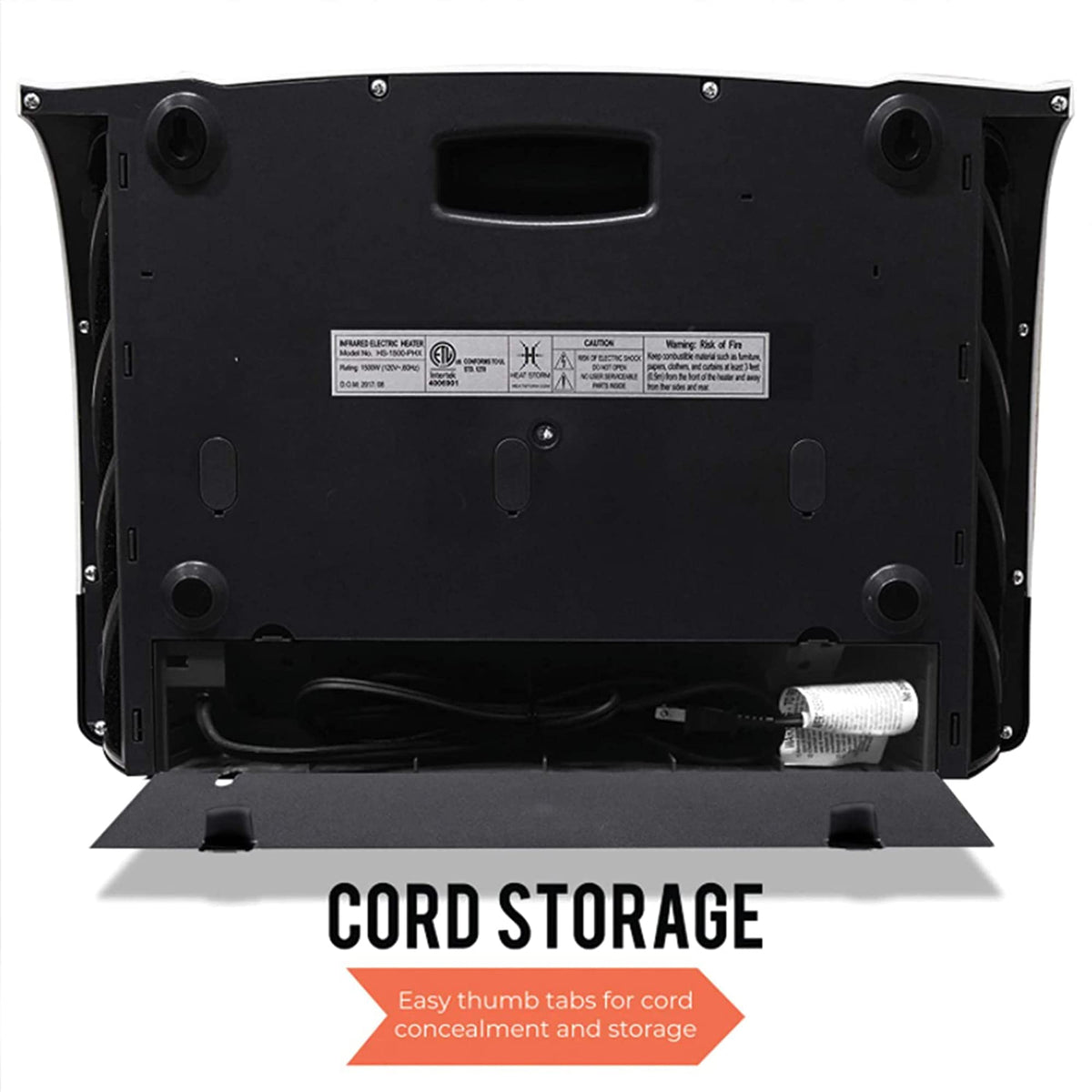 Heat Storm HS-1500-PHX-WIFI Infrared Heater, Wifi Wall Mounted