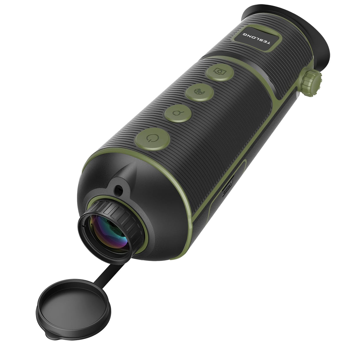 Teslong TTS390 384x256 Thermal Monocular, 50Hz Thermal Imaging Camera with 25mm Lens, 10H Battery Life, 8X Digital Zoom, IP54 Waterproof IR Night Vision Monocular for Hunting & Search