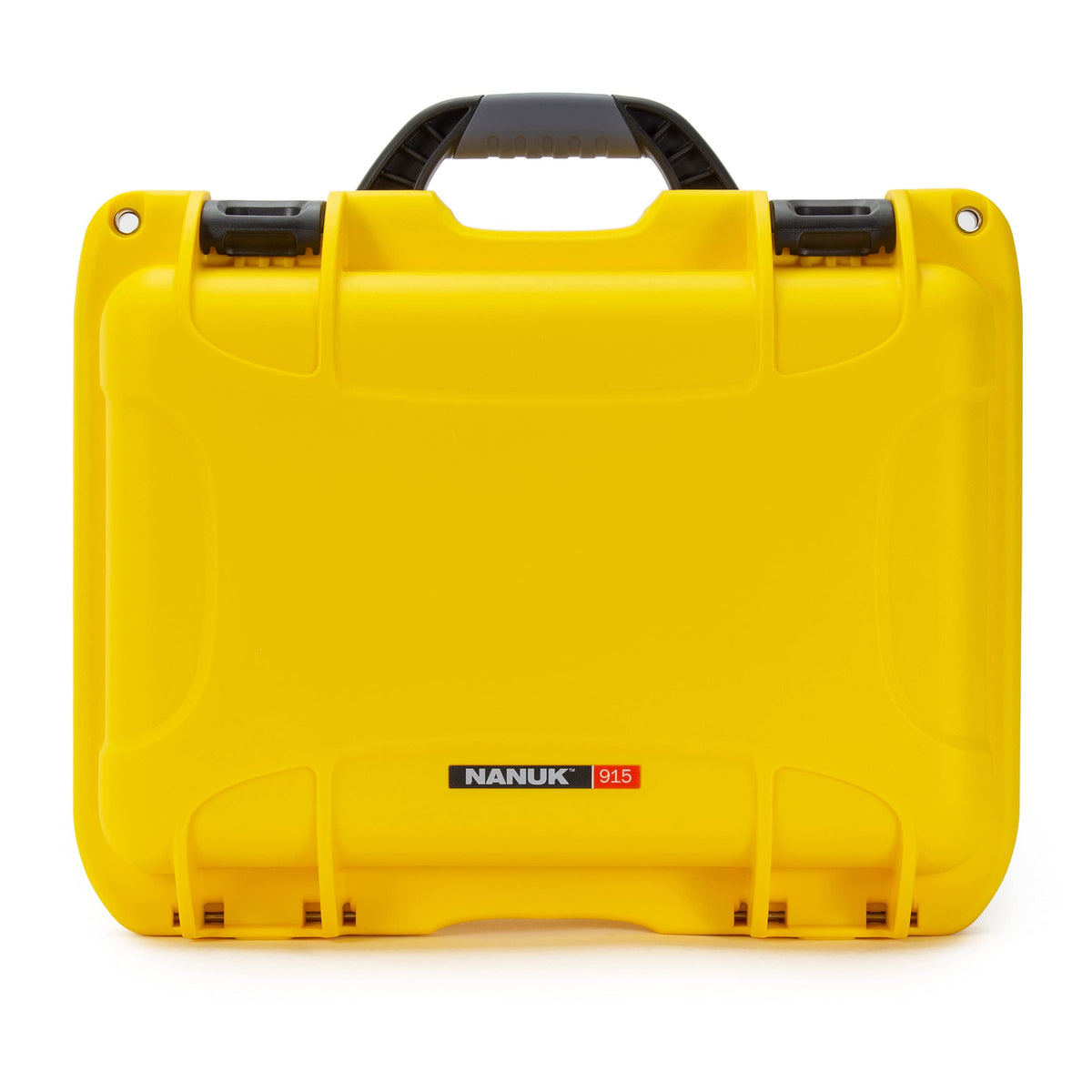 NANUK 915 Hard Case with Cubed Foam – Compact Waterproof Travel Camera Hard Case with Padded Dividers, 13.8” x 9.3” x 6.2” – Dustproof and Impact Resistant, Airline Carry-On Approved – Yellow