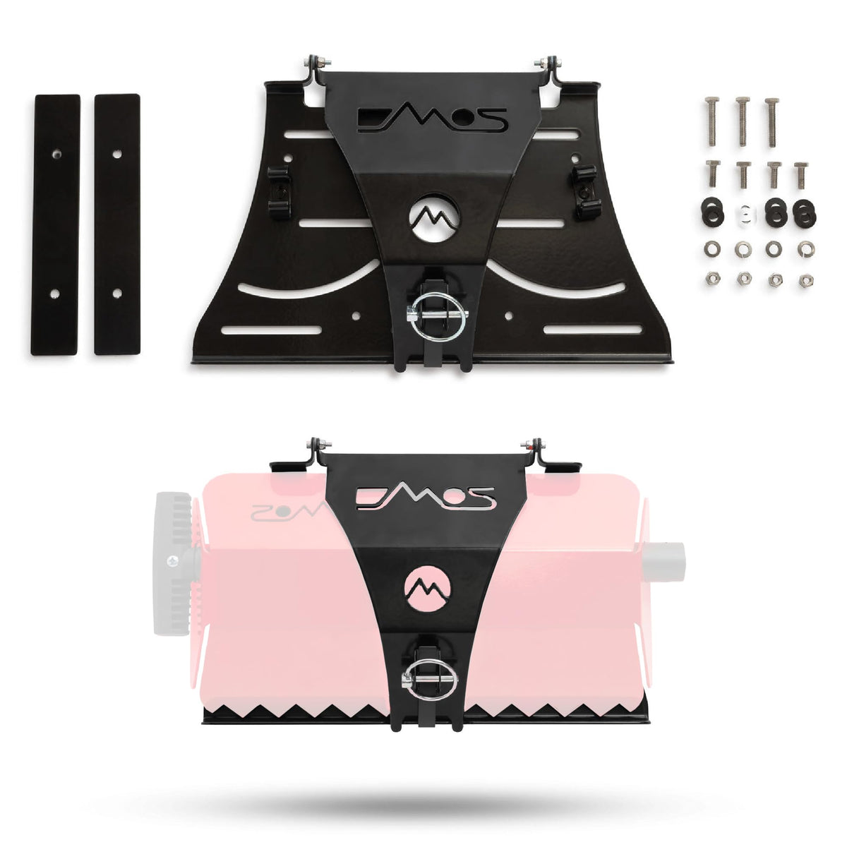 DMOS Shovel Mount - Aluminum Off-Road & Overlanding Tool Mount Clamp for Trucks, Cars, & ATVs - Stealth Shovel
