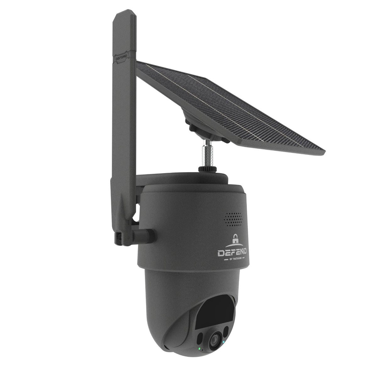 TACTACAM – Defend 360 Cellular Security Camera, 4K Photos, 1080p Video, Solar + Rechargeable Battery, 360° Pan/Tilt/Zoom, LTE Cellular, Motion Alerts, Weather Resistant