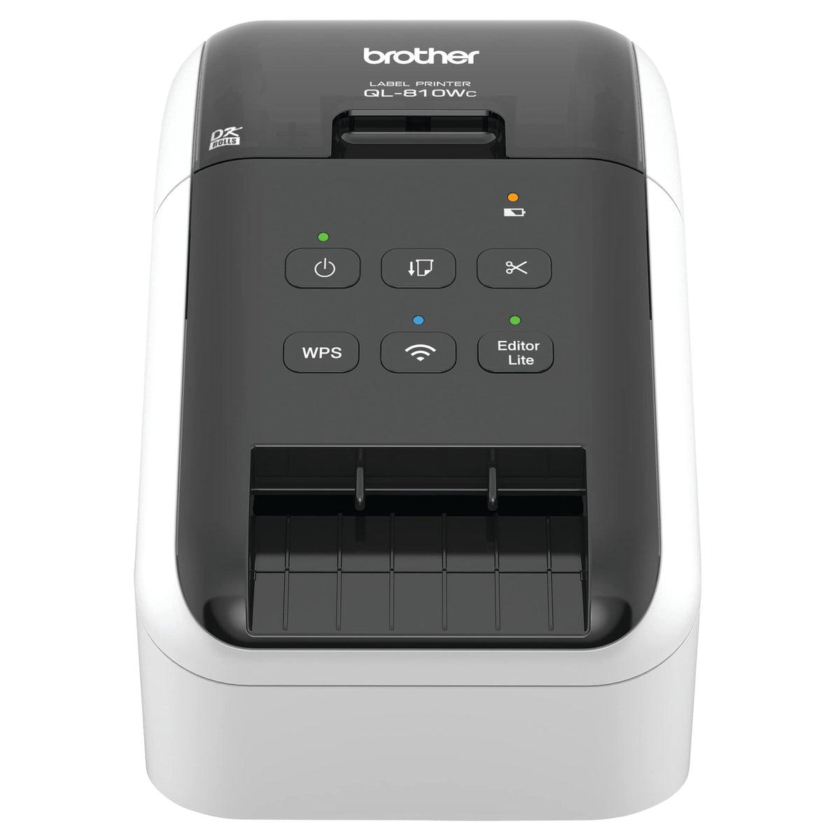 Brother QL-810Wc Professional Printer with USB and WiFi connectivity, Ultra-Fast up to 110 Labels per Minute with Standard Address in Monochrome, Black & Red Printing Available