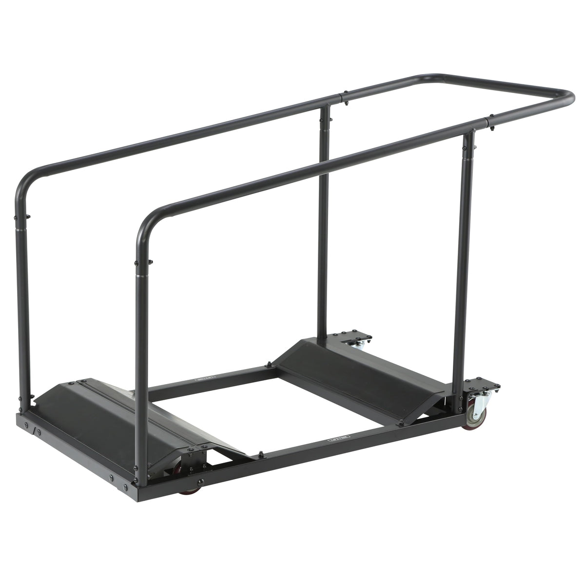 Lifetime Table Storage Cart with Caster Wheels, Black Powder-Coated Steel Frame, Holds 11 Rectangle or 10 Round Tables