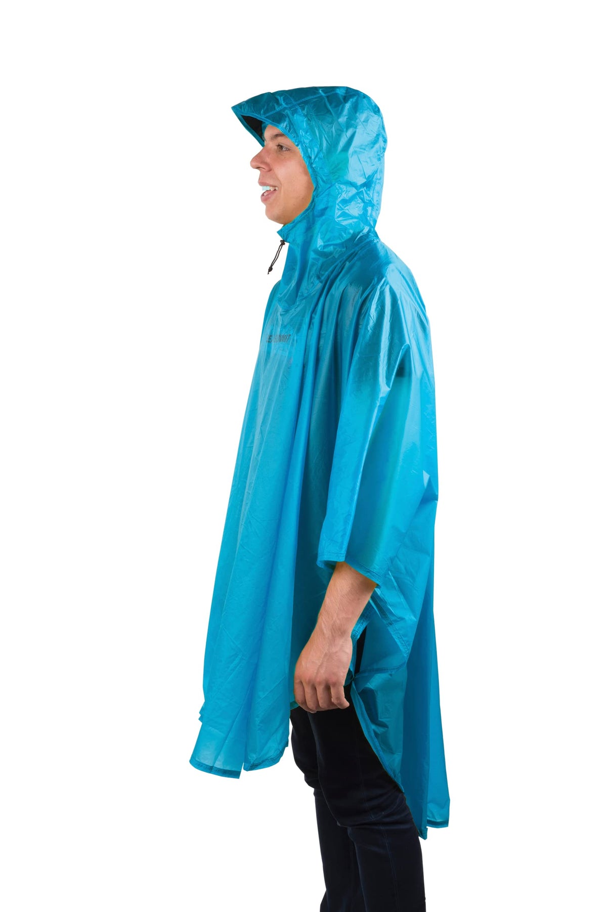 Sea to Summit Ultra-SIL Nano Poncho Raincoat and Pack Cover, Pacific Blue