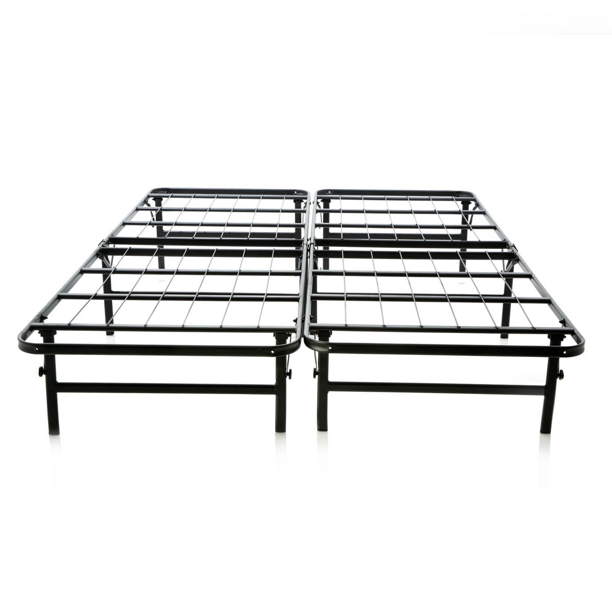 STRUCTURES Foldable Bed Base - Platform Bed Frame and Box Spring in One - Strong and Sturdy Support - Quiet Noise Free - Quick, Easy Setup - Twin XL