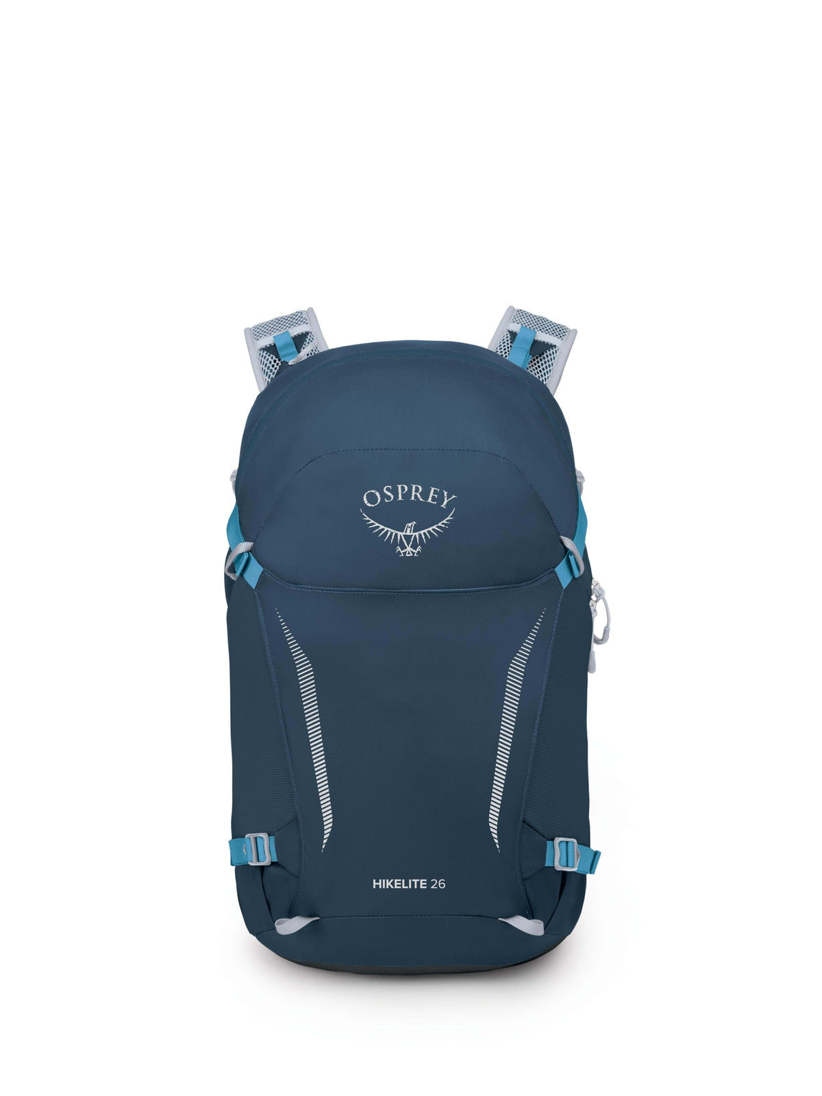 Osprey Hikelite 26L Unisex Hiking Backpack – Lightweight Daypack with Breathable Backpanel and Raincover – Ideal for Day Hikes, Travel, and Everyday Use in Any Weather, Atlas Blue