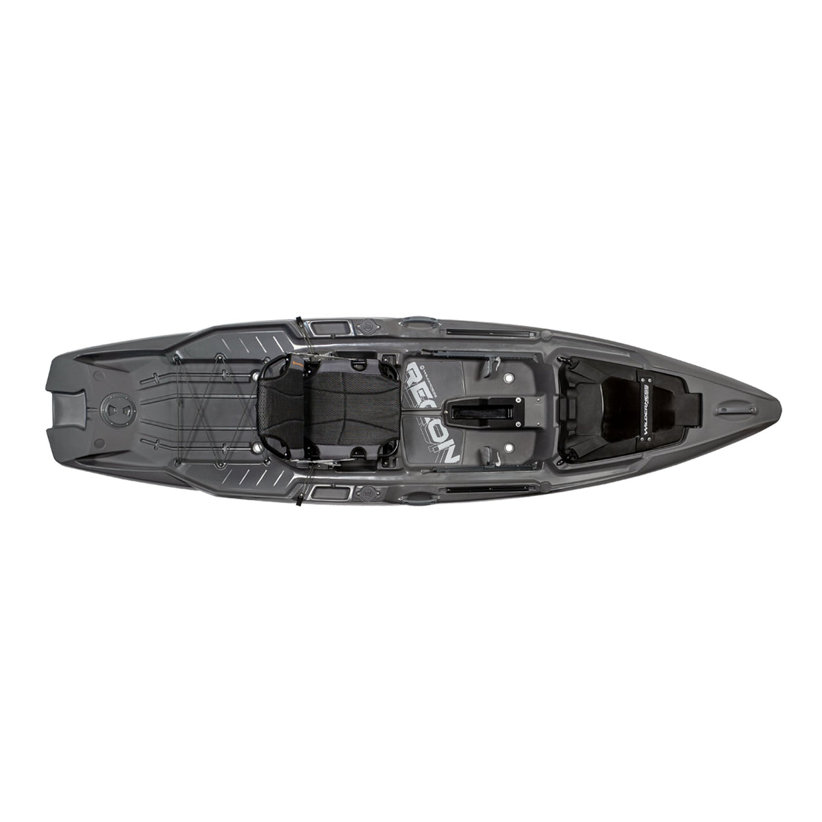 Wilderness Systems Recon 120 - Sit on Top Fishing Kayak - Premium Frame Seat - 12 ft - Steel Grey