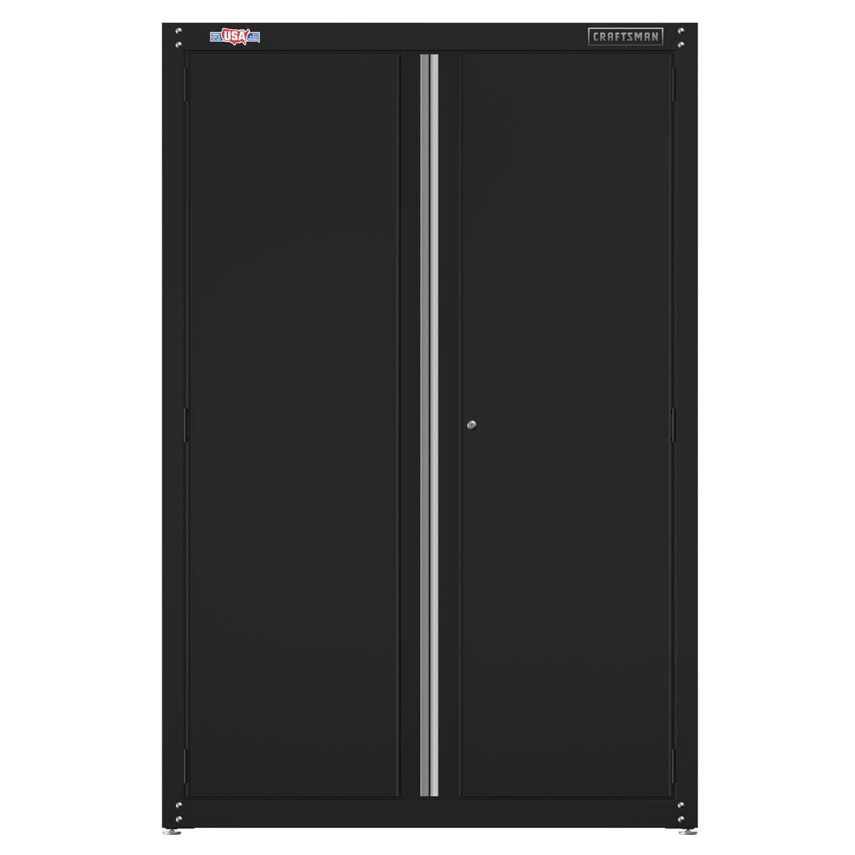 CRAFTSMAN Metal Garage Storage Cabinet, Floor Cabinet, 48 Inch (CMST24800BK)