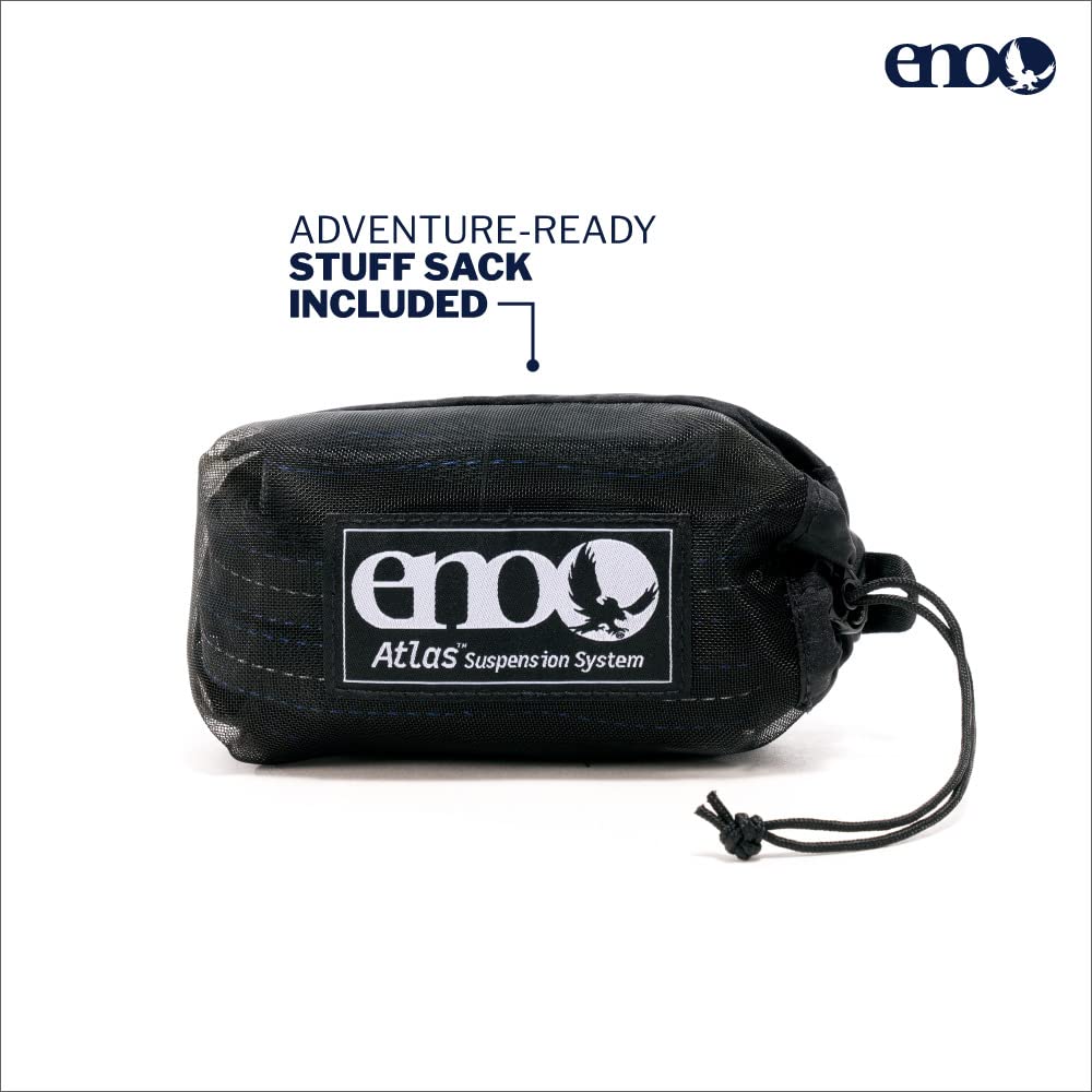 ENO Bundle, Includes The SingleNest Hammock & Atlas Suspension System, Lightweight, Durable Hammock with Straps for Camping, Hiking & Travel, Berry/Plum