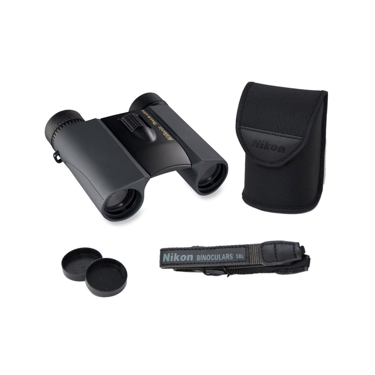 Nikon Trailblazer 10x25mm Binoculars - Compact, Waterproof & Fogproof, Bright Multilayer-Coated Optics, Roof Prism - All-Terrain Outdoor Wildlife Viewing & Birdwatching Binoculars (8218)